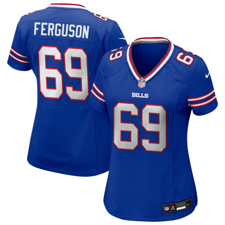 Reid Ferguson Women's Nike Royal Buffalo Bills Custom Game Jersey
