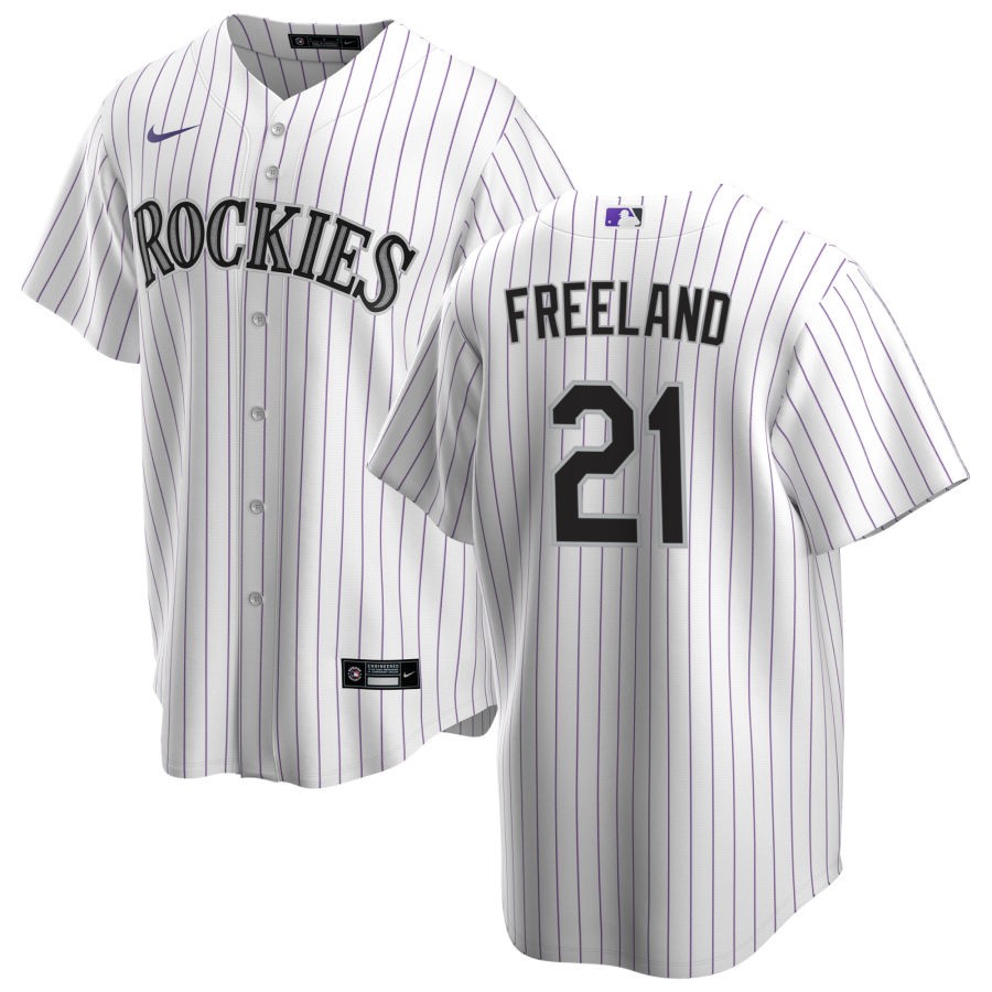 Willi Castro Men's Nike White Colorado Rockies Home Replica Custom Jersey