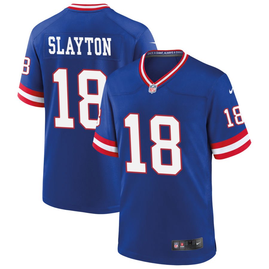 Darius Slayton Men's Nike Royal New York Giants Classic Custom Game Jersey