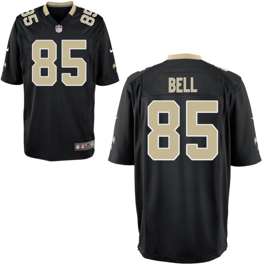 Ronnie Bell Youth Nike Black New Orleans Saints Custom Game Jersey