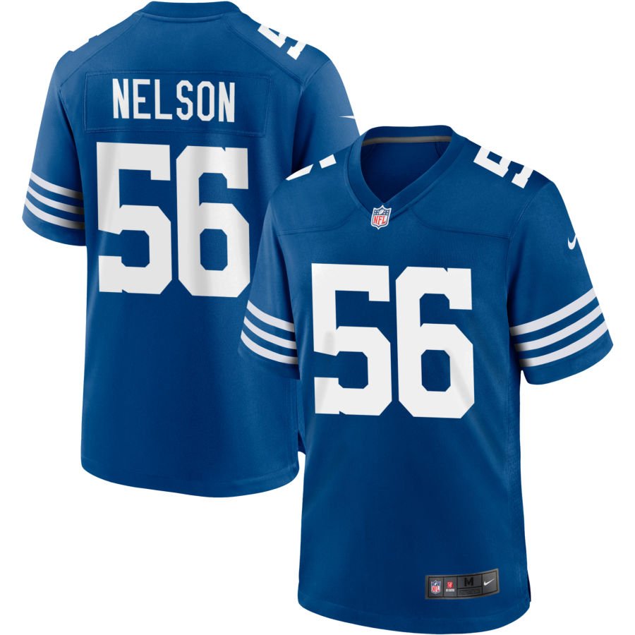 Quenton Nelson Men's Nike Royal Indianapolis Colts Alternate Custom Jersey