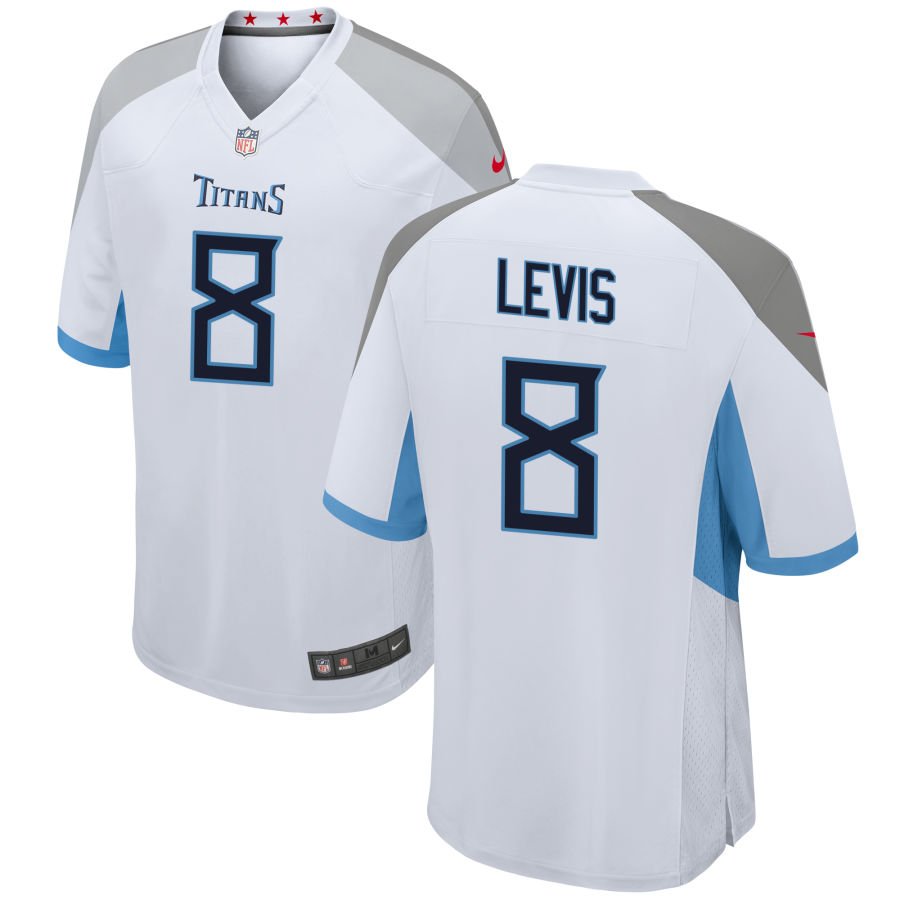 Will Levis Men's Nike White Tennessee Titans Custom Game Jersey