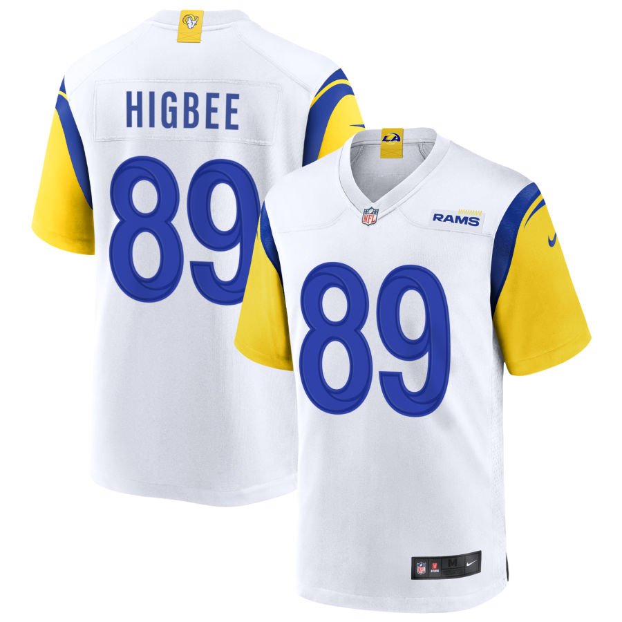 Tyler Higbee Men's Nike White Los Angeles Rams Alternate Custom Jersey