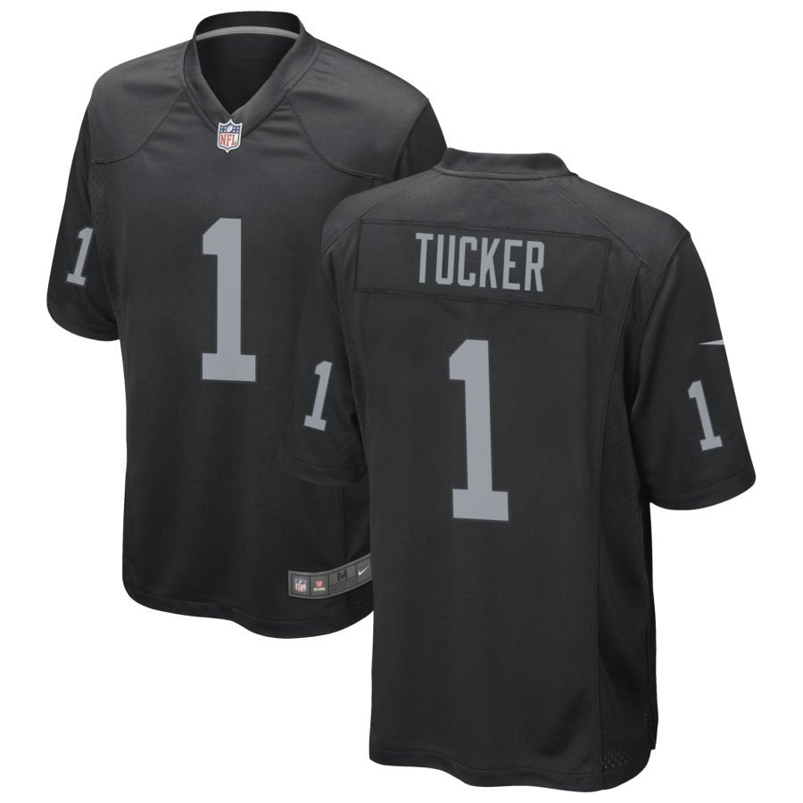 Tre Tucker Men's Nike Black Las Vegas Raiders Custom Game Jersey