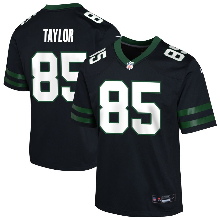Mason Taylor Youth Nike Black New York Jets Alternate Custom Game Jersey