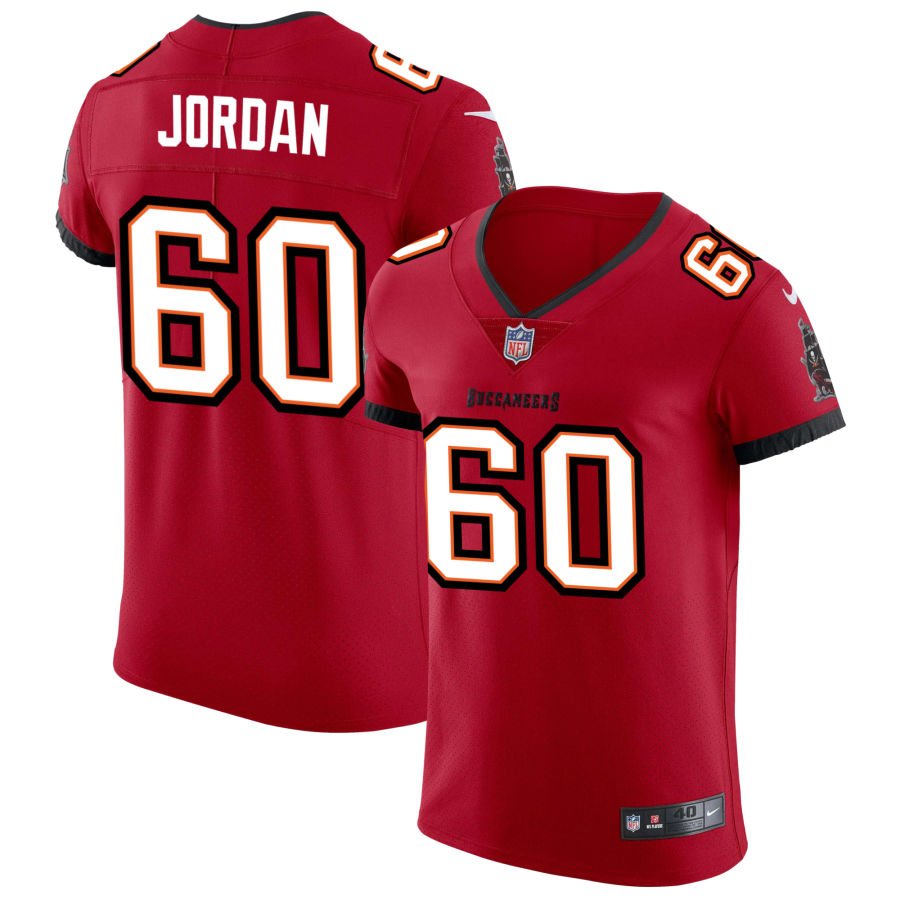 Michael Jordan Men's Nike Red Tampa Bay Buccaneers Vapor Elite Custom Jersey