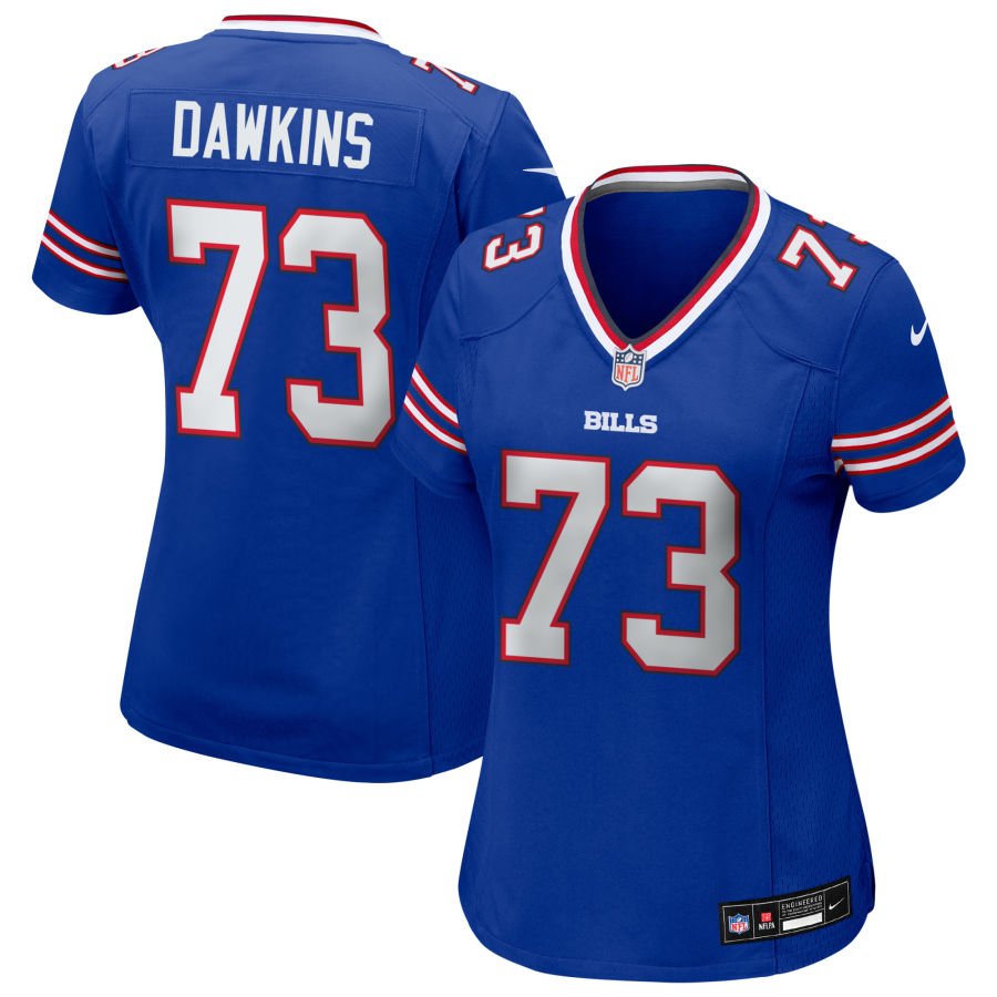 Dion Dawkins Women's Nike Royal Buffalo Bills Custom Game Jersey