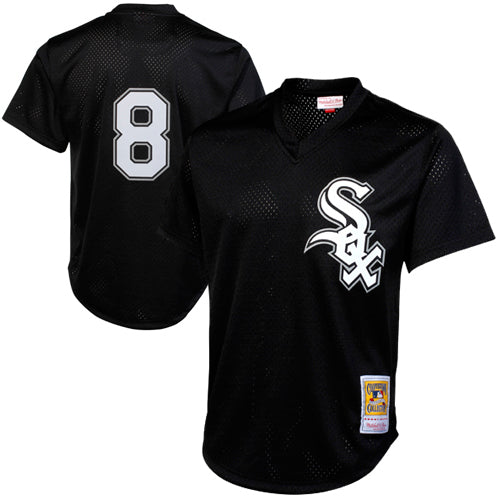 Men's Mitchell & Ness Bo Jackson Black Chicago White Sox Authentic Batting Practice Jersey