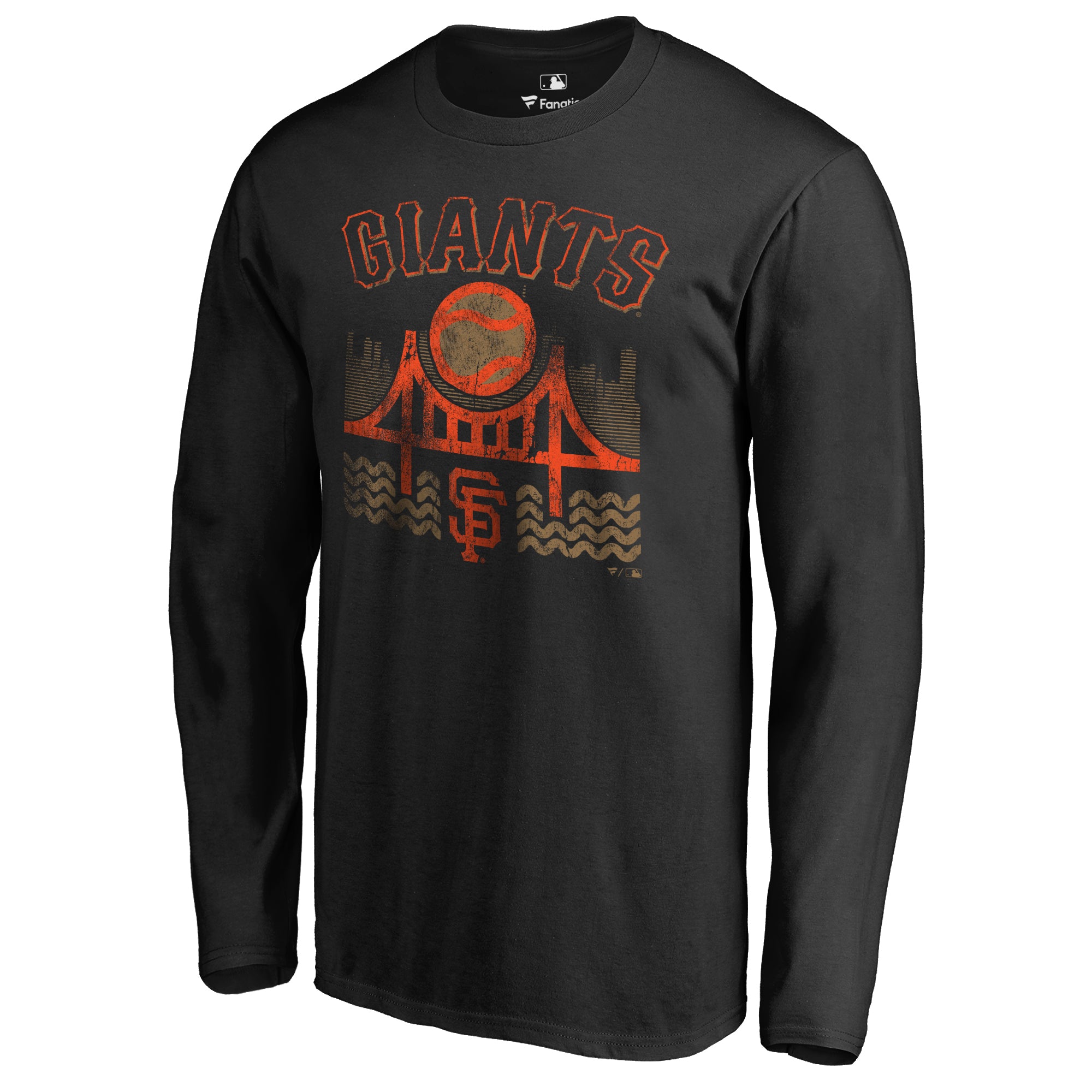 Men's Black San Francisco Giants Hometown Collection The Bay Long Sleeve T-Shirt