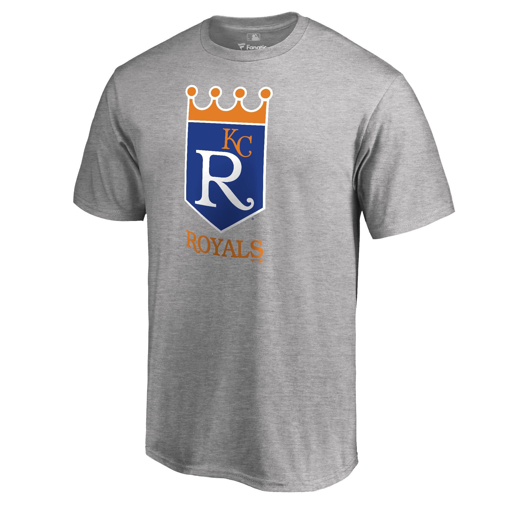 Men's Ash Kansas City Royals Cooperstown Collection Forbes T-Shirt