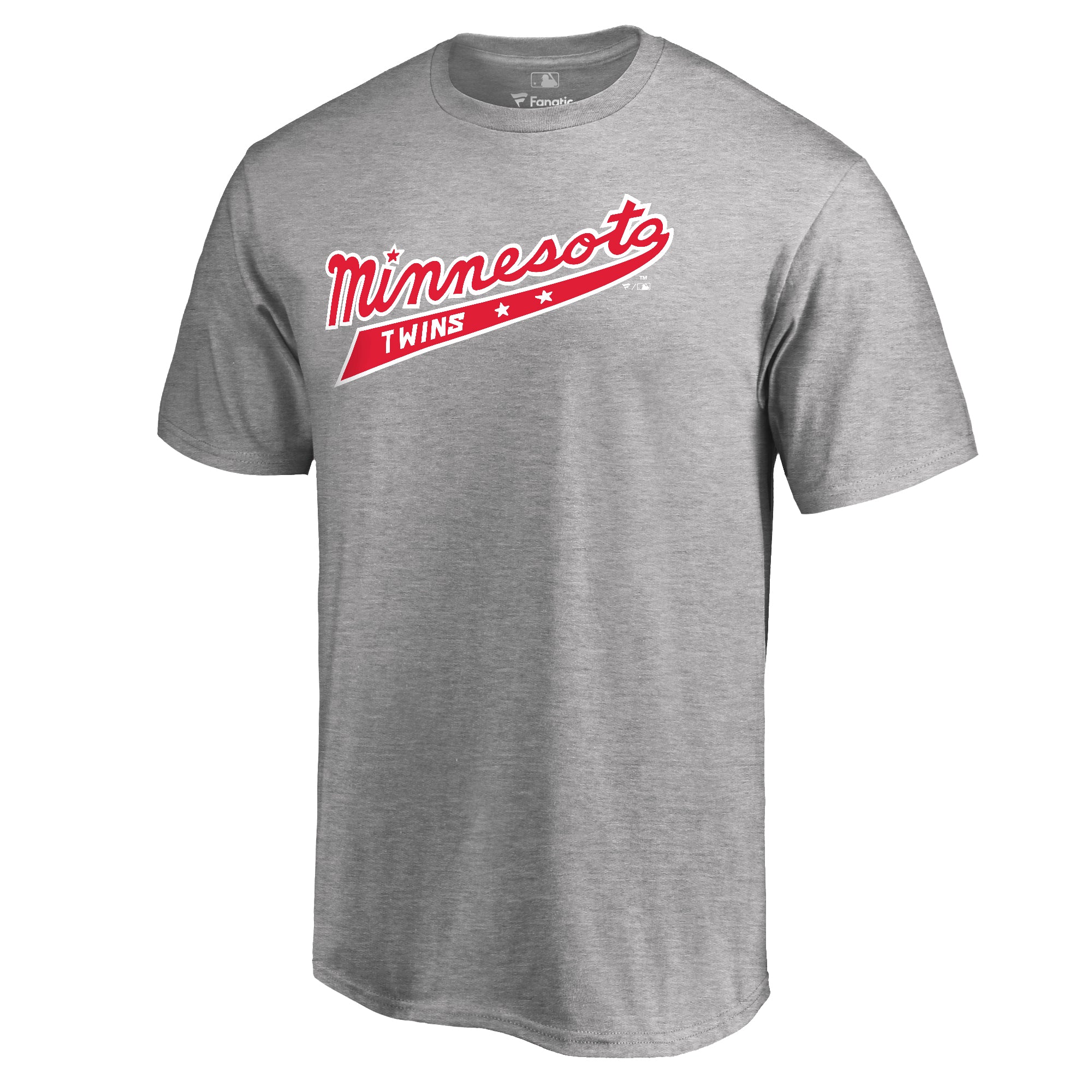 Men's Ash Minnesota Twins Cooperstown Collection Forbes T-Shirt
