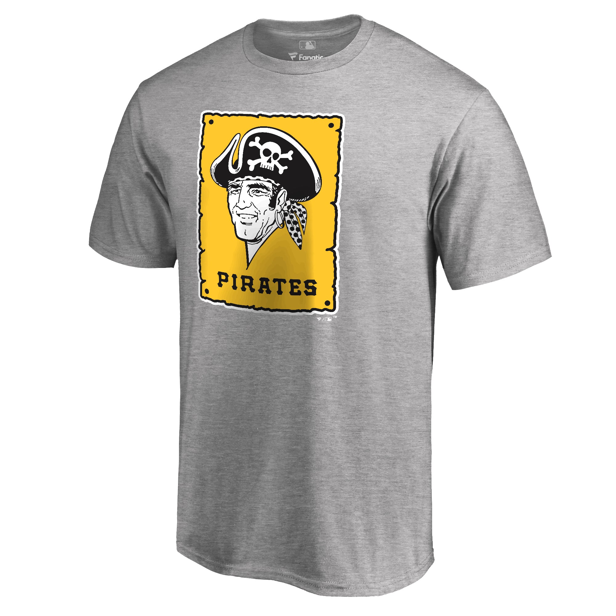 Men's Ash Pittsburgh Pirates Cooperstown Collection Forbes T-Shirt
