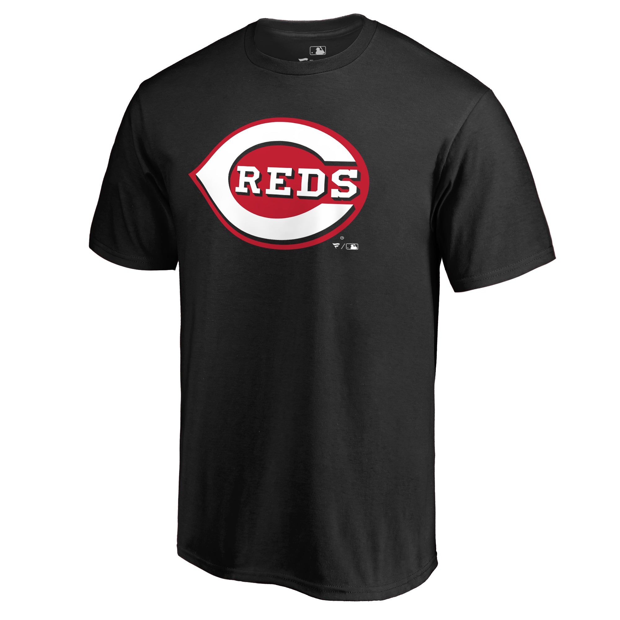 Men's Black Cincinnati Reds Team Wordmark T-Shirt