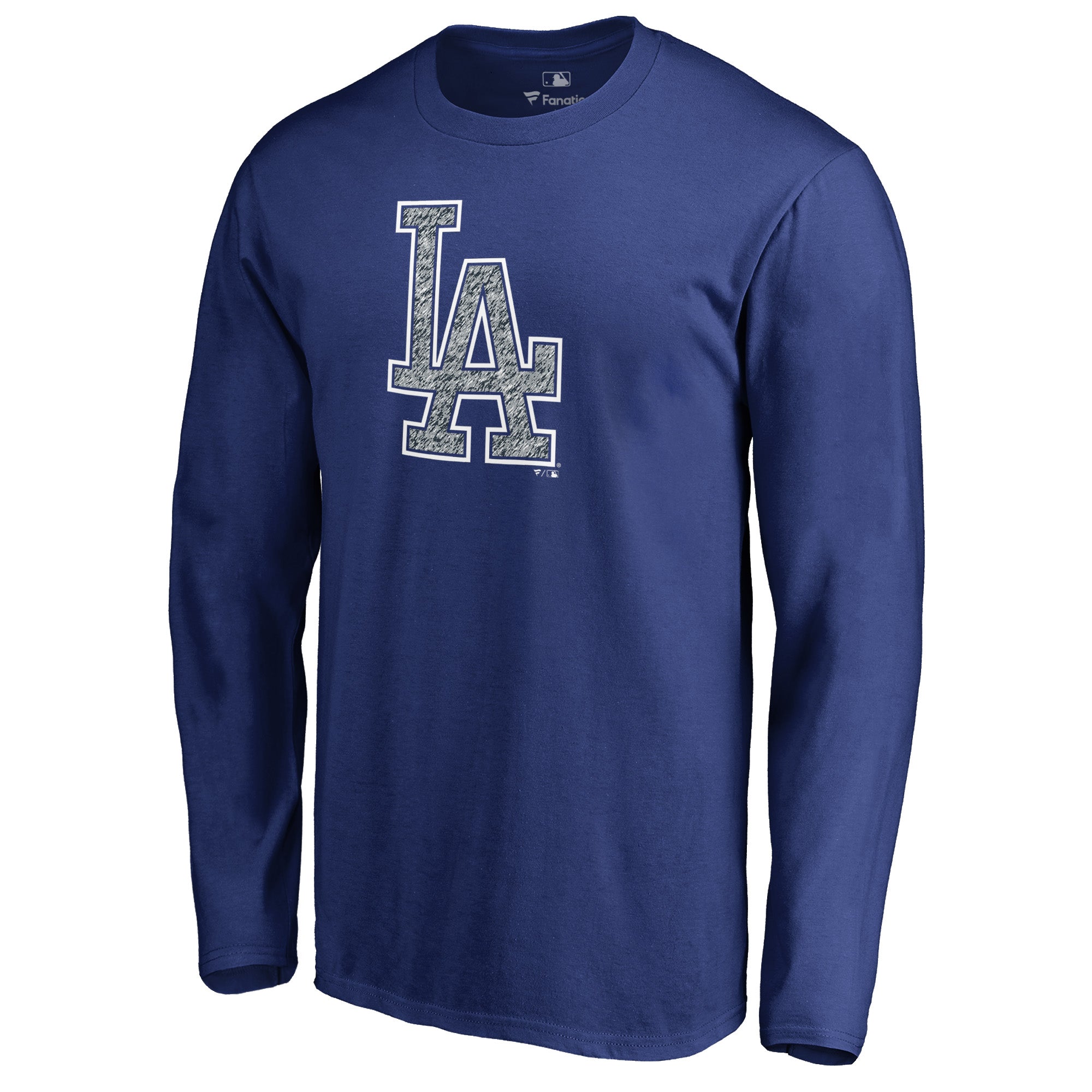 Men's Royal Los Angeles Dodgers Static Logo Long Sleeve T-Shirt