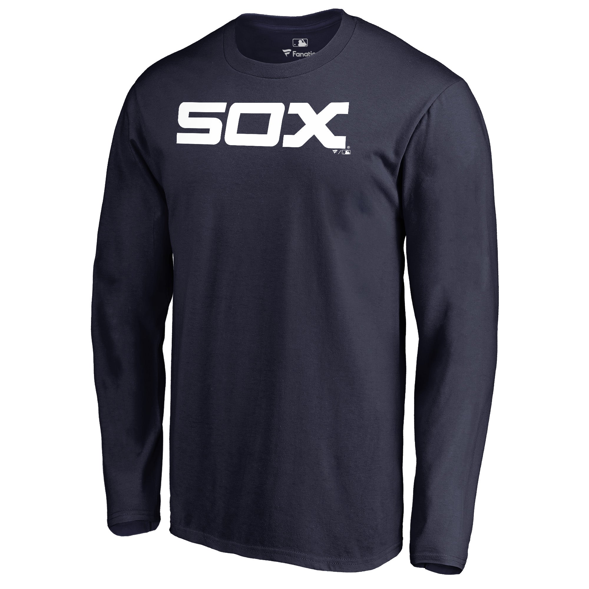 Men's Navy Chicago White Sox Cooperstown Collection Wahconah Long Sleeve T-Shirt