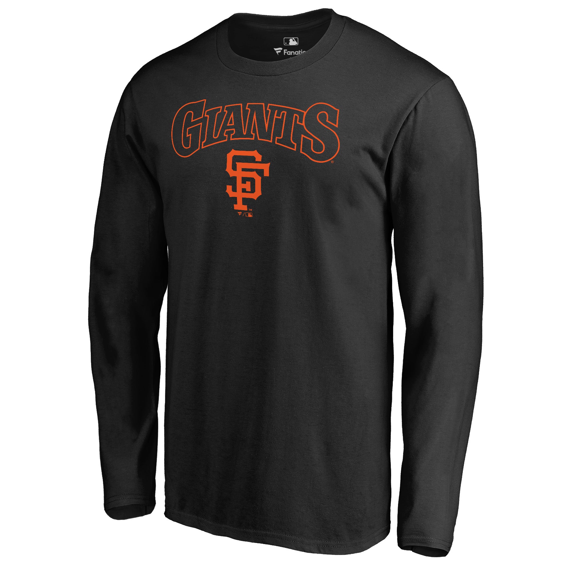 Men's Black San Francisco Giants Cooperstown Collection Wahconah Long Sleeve T-Shirt