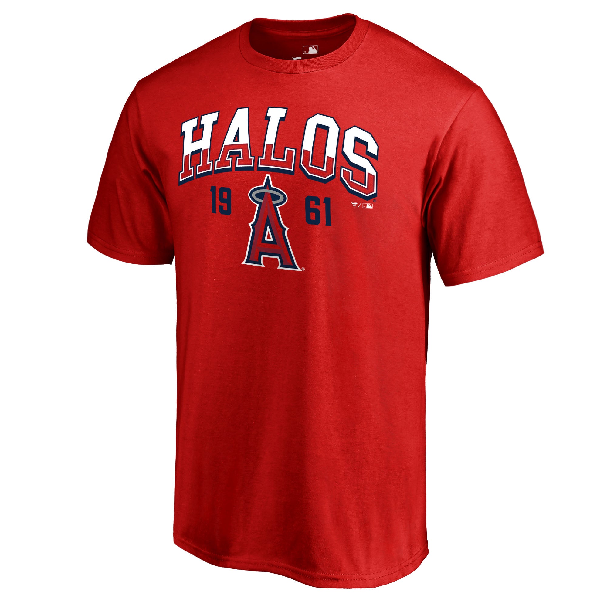 Men's Red Los Angeles Angels Hometown Collection Halos T-Shirt