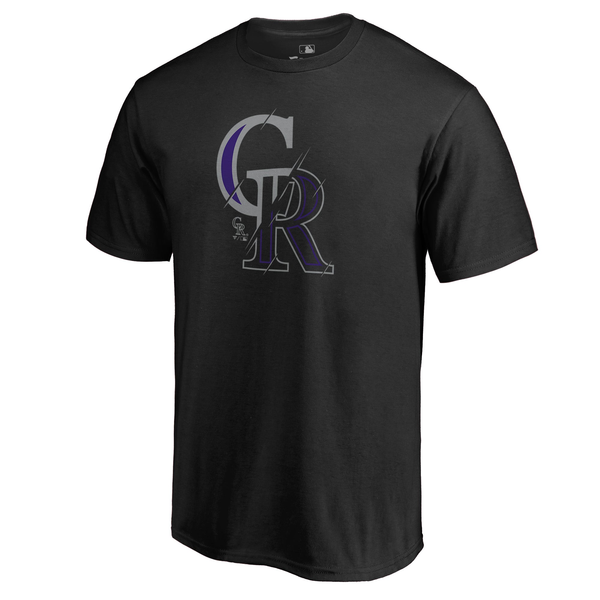 Men's Black Colorado Rockies X-Ray T-Shirt