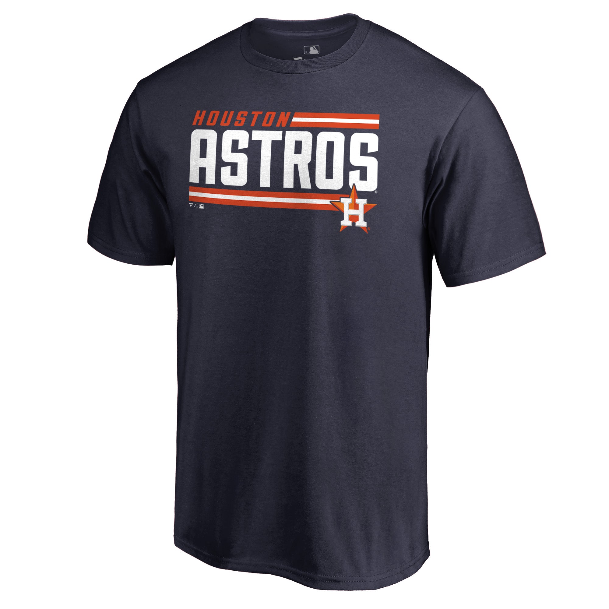 Men's Navy Houston Astros Onside Stripe T-Shirt