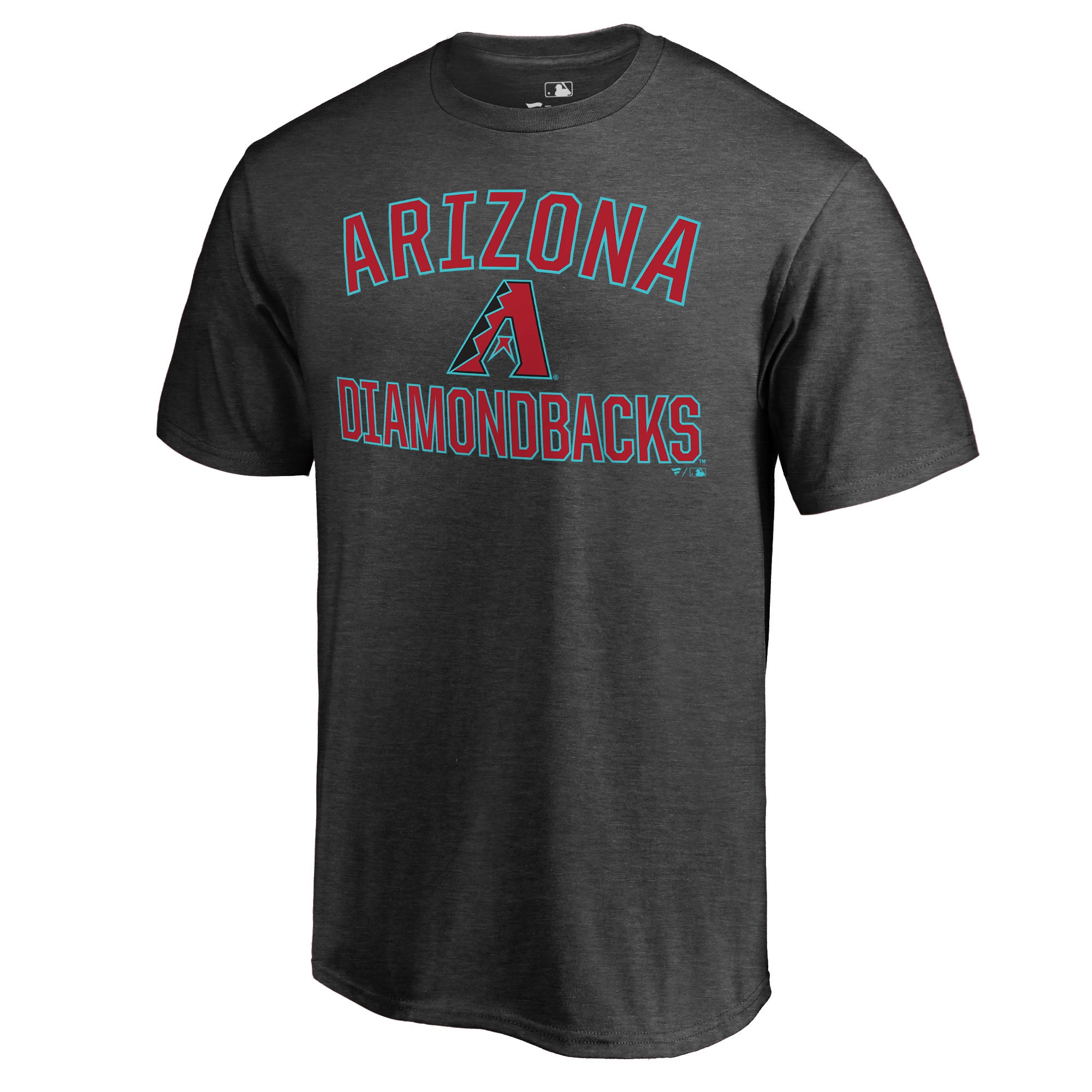 Men's Heathered Gray Arizona Diamondbacks Core Basics Victory Arch T-Shirt
