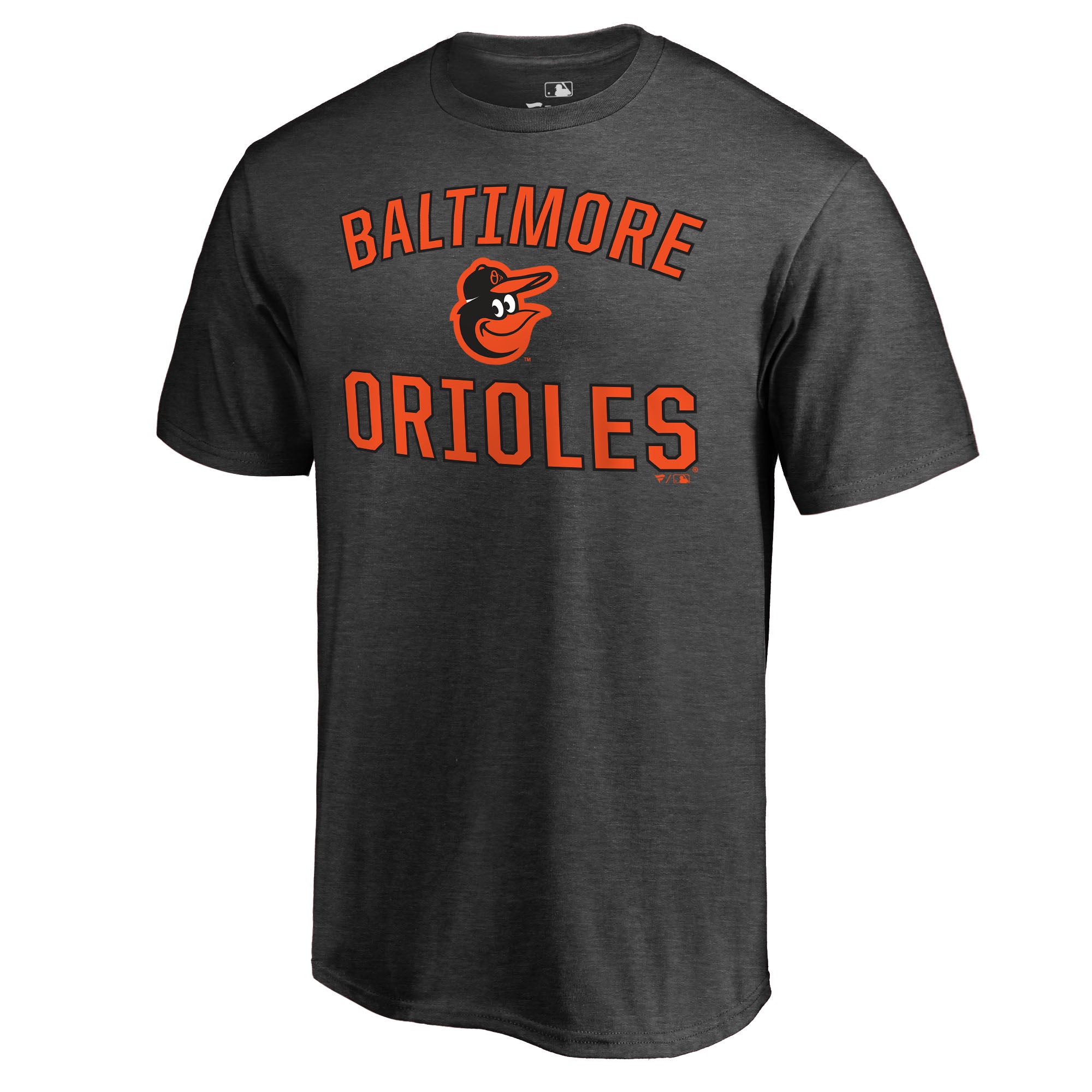 Men's Heathered Gray Baltimore Orioles Core Basics Victory Arch T-Shirt