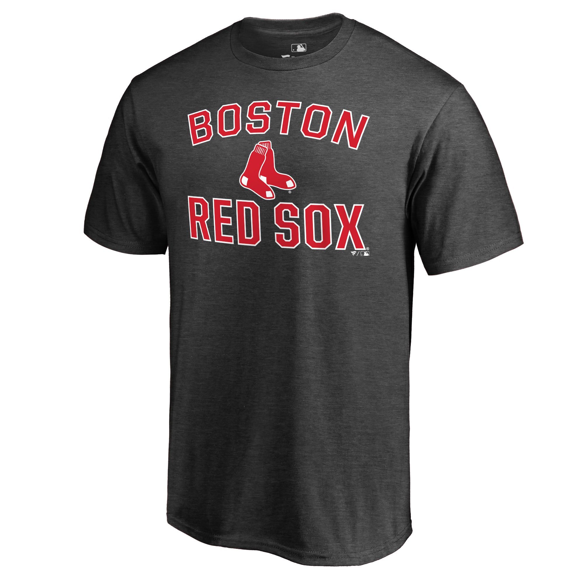 Men's Heathered Gray Boston Red Sox Core Basics Victory Arch II T-Shirt