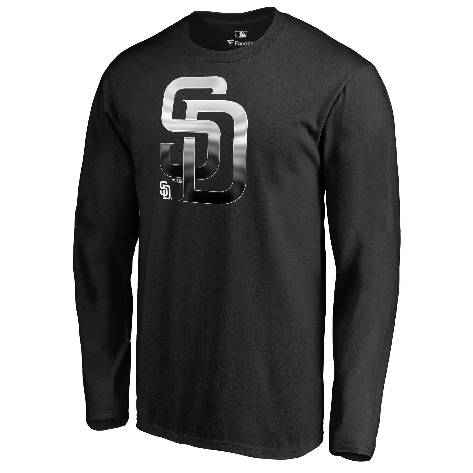 Men's Black San Diego Padres Midnight Mascot Long Sleeve T-Shirt