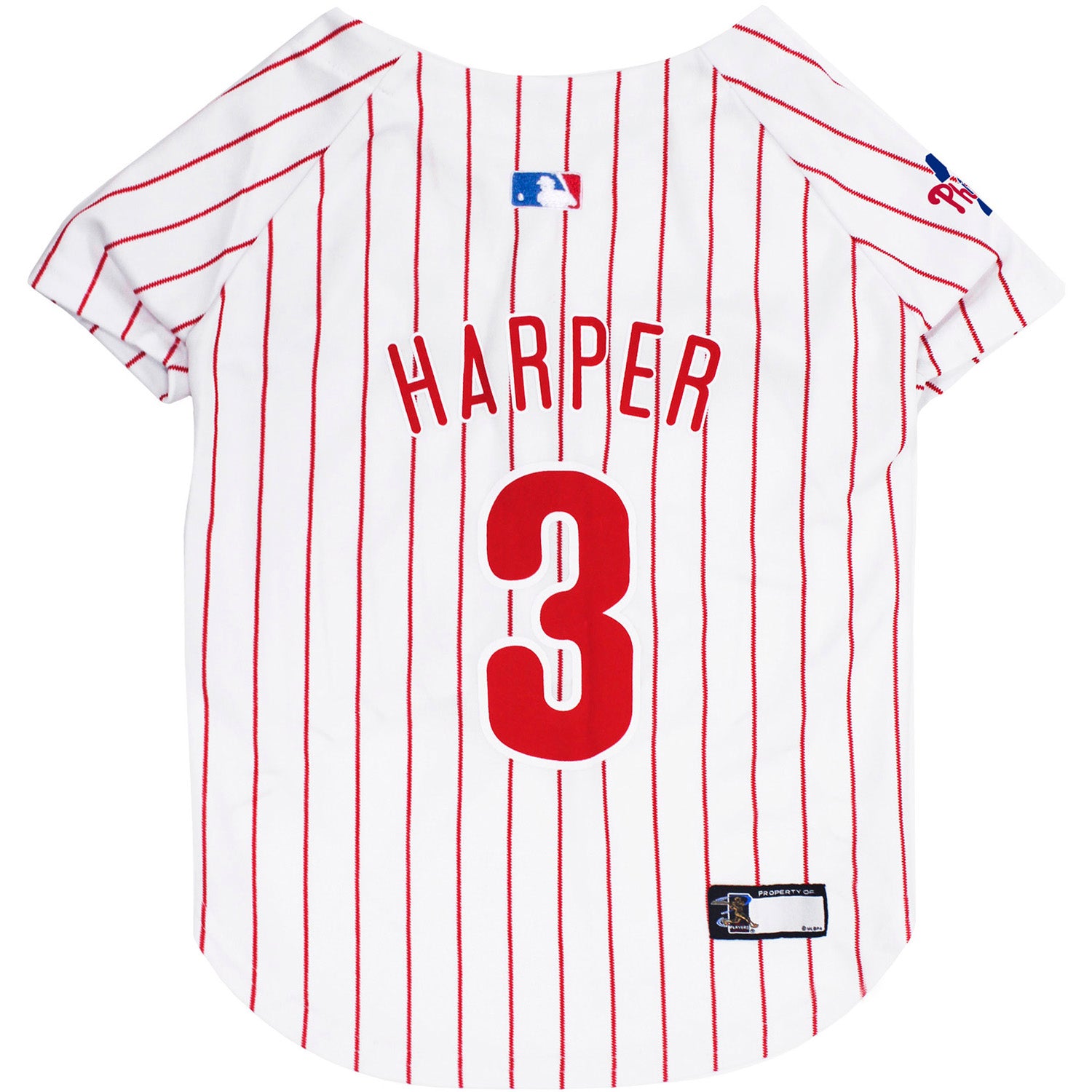 Bryce Harper White Philadelphia Phillies Player Pet Jersey