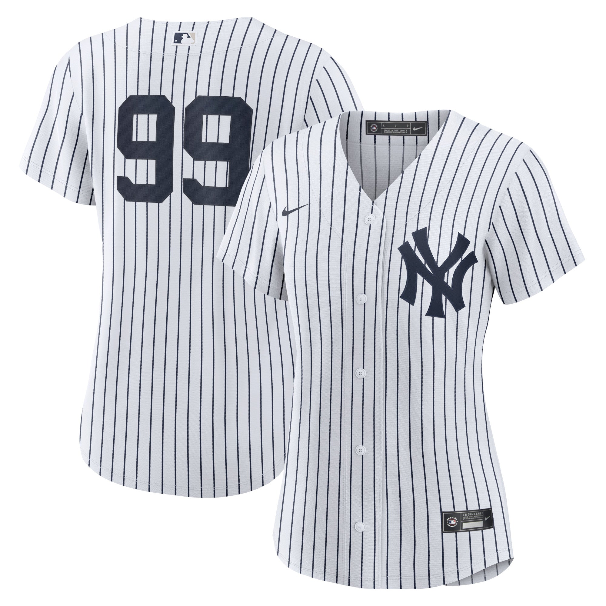 Women's Nike Aaron Judge White New York Yankees Home Replica Player Jersey
