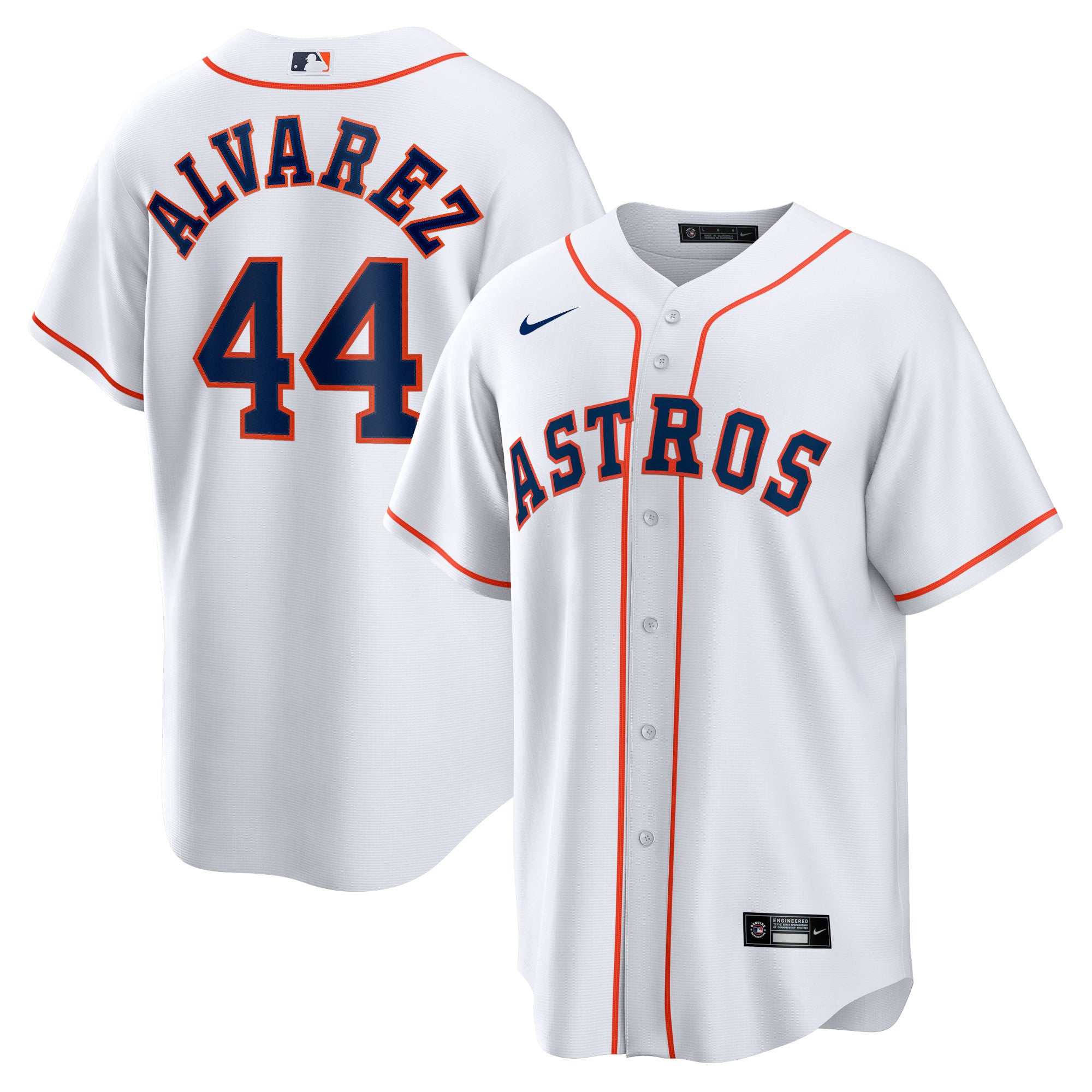 Men's Nike Yordan Álvarez White Houston Astros Home Replica Player Jersey