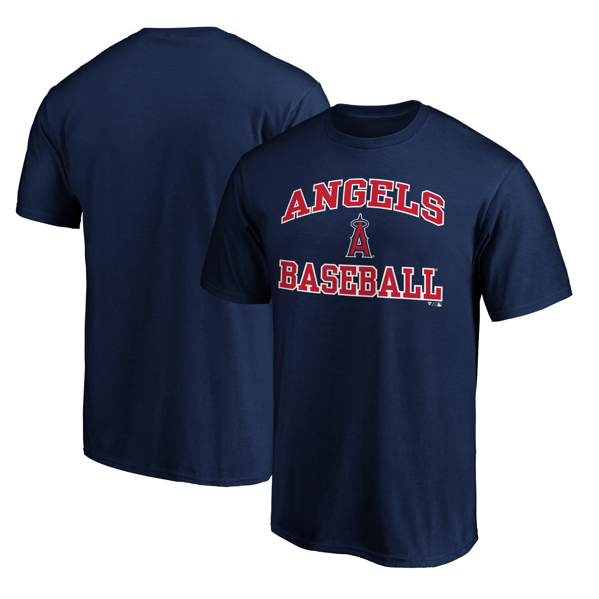 Men's Navy Los Angeles Angels Team Heart & Soul T-Shirt