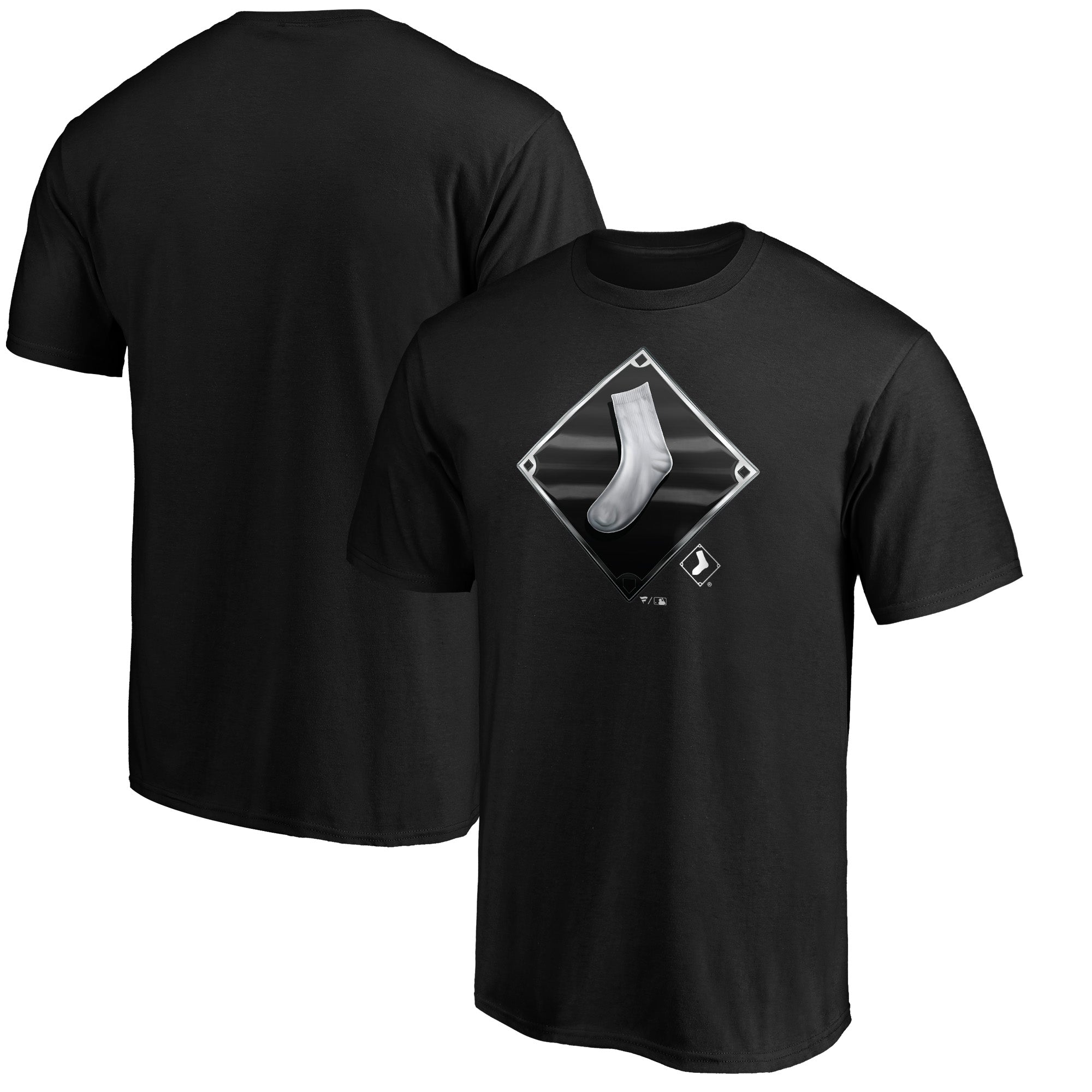 Men's Black Chicago White Sox Midnight Mascot T-Shirt