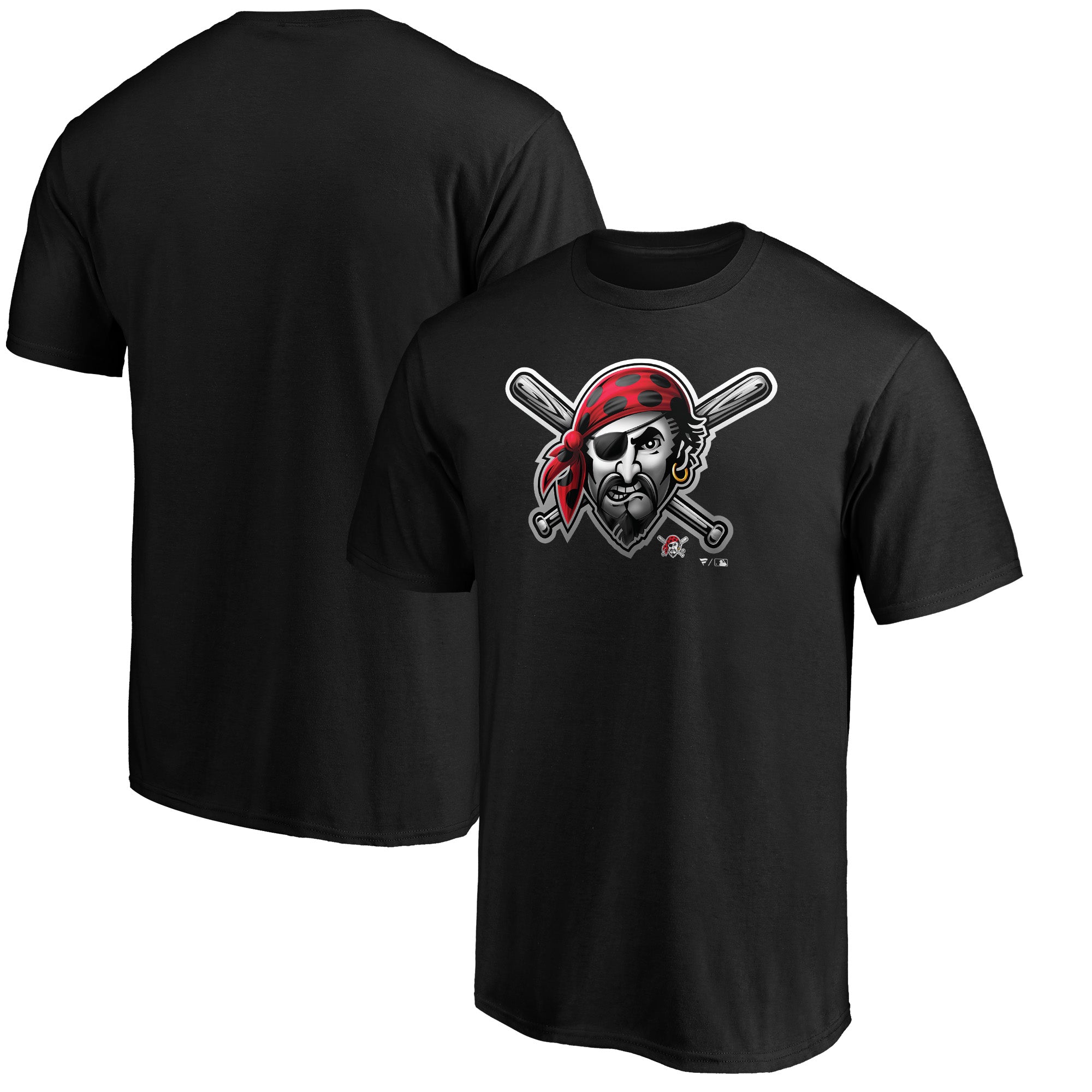 Men's Black Pittsburgh Pirates Midnight Mascot T-Shirt