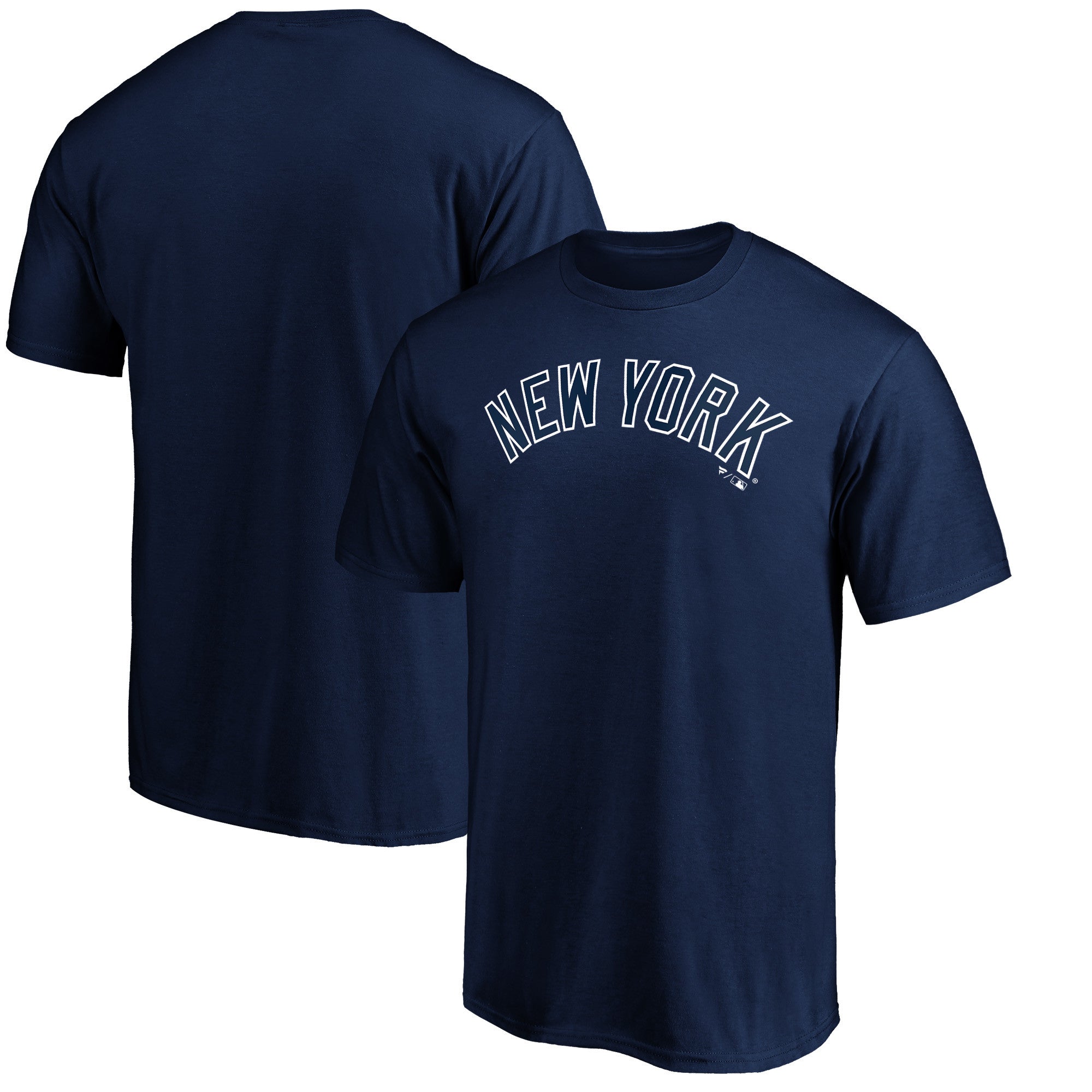Men's Navy New York Yankees Official Wordmark Team T-Shirt