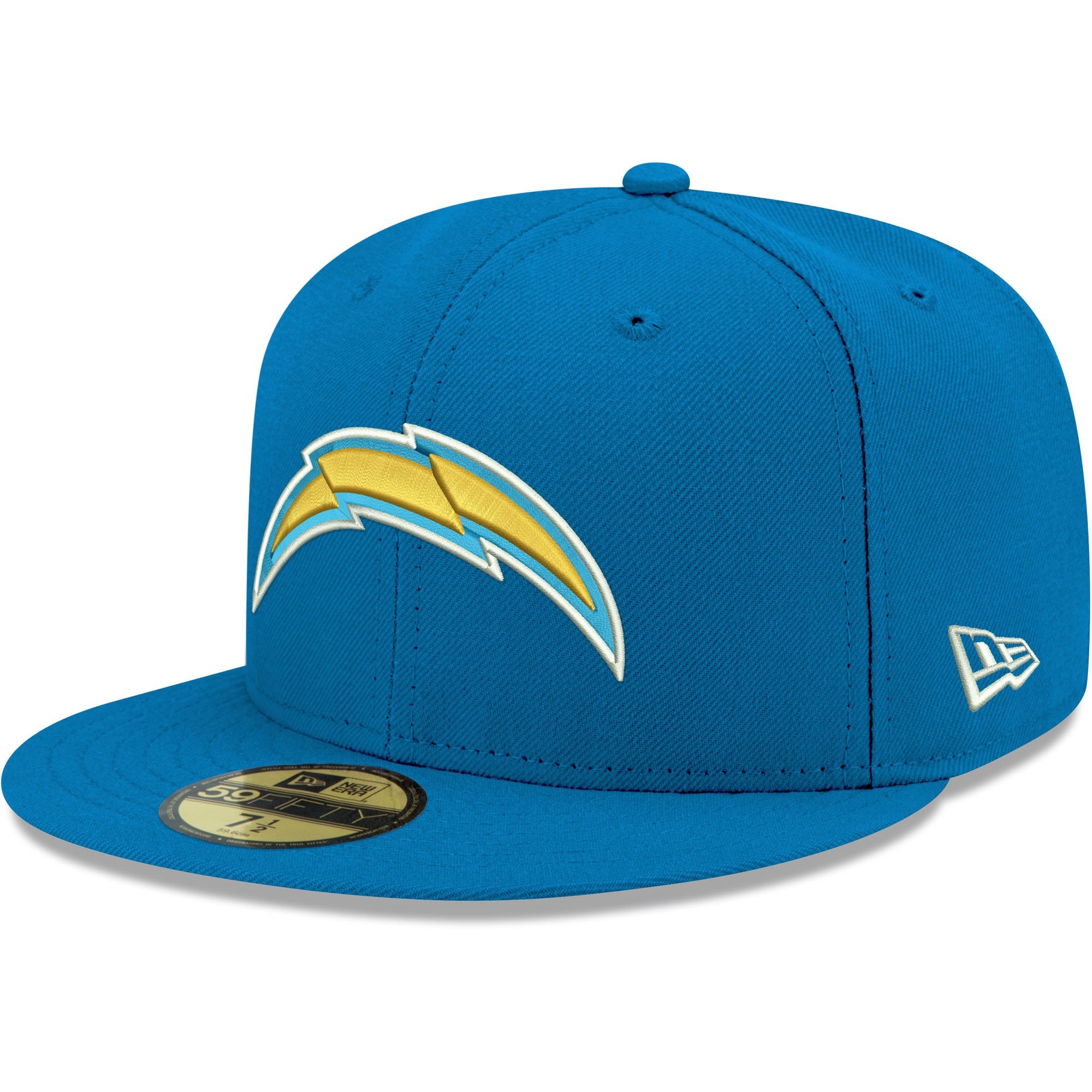 Men's New Era Powder Blue Los Angeles Chargers 59FIFTY Fitted Hat