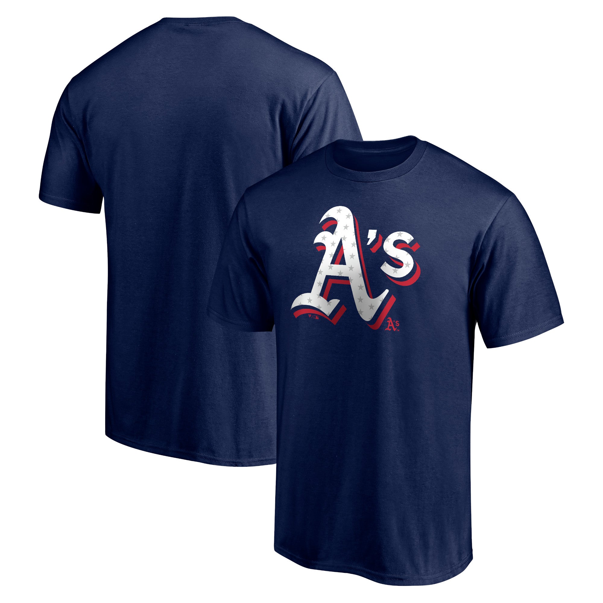 Men's Navy Athletics Red White and Team T-Shirt