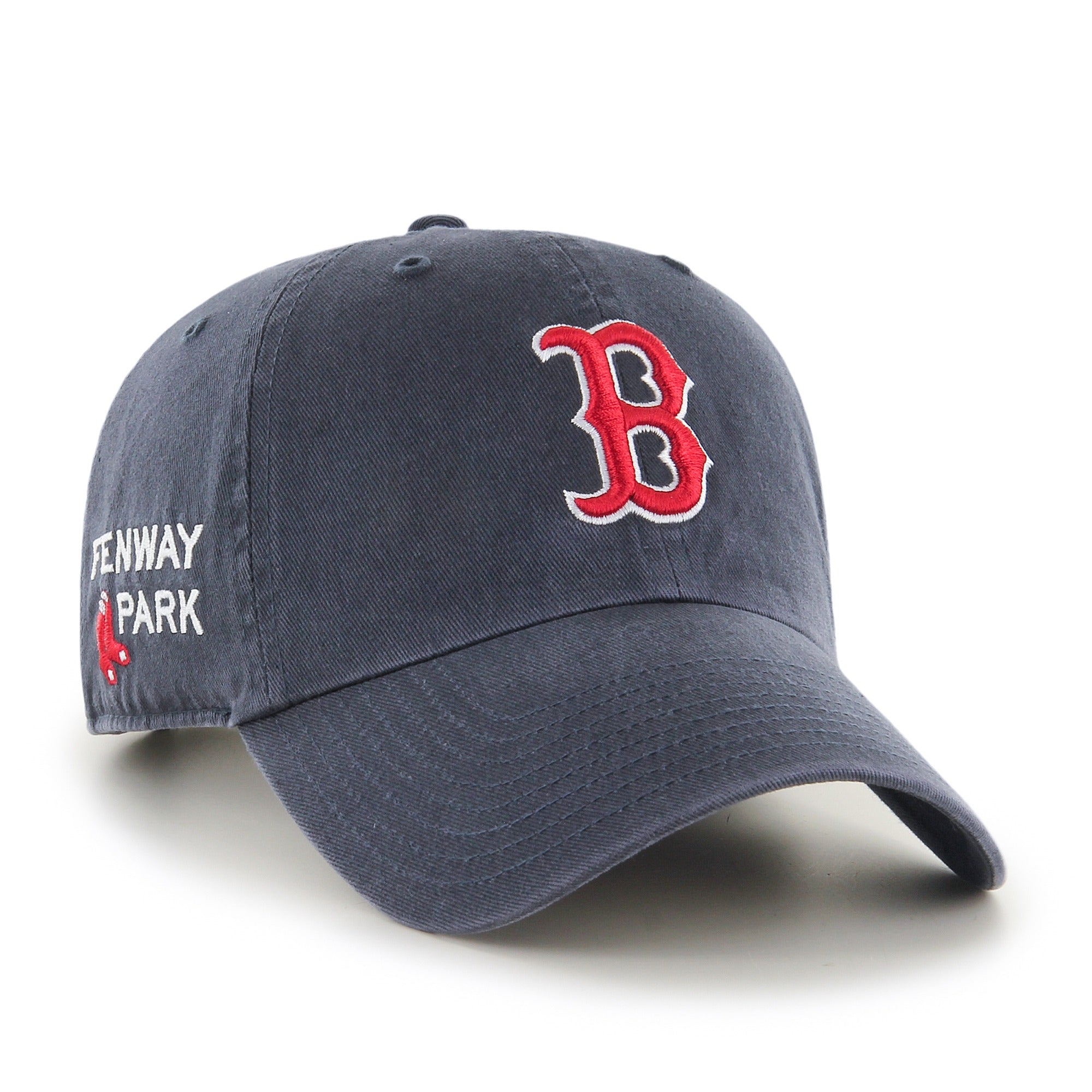 Men's '47 Blue Boston Red Sox Fenway Clean Up Adjustable Hat