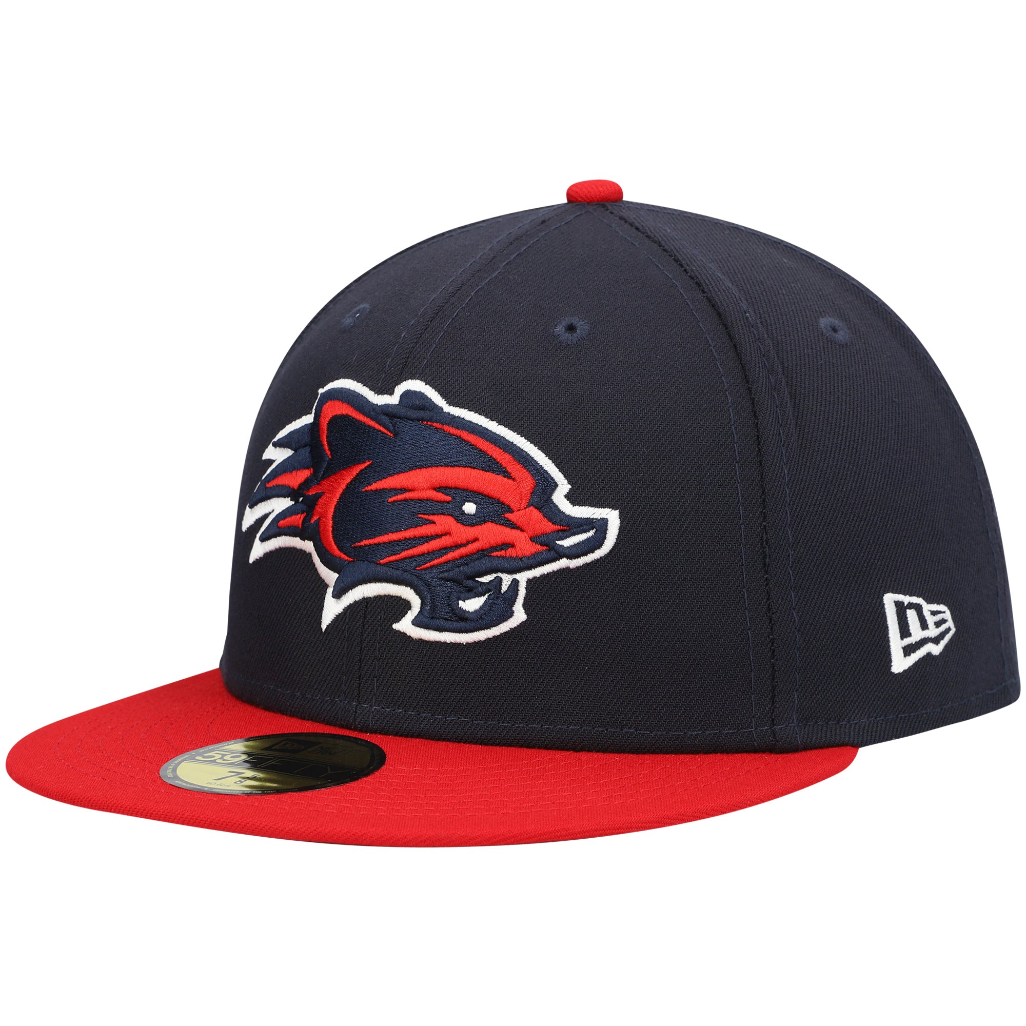 Men's New Era Navy New Hampshire Fisher Cats Authentic Collection Road 59FIFTY Fitted Hat