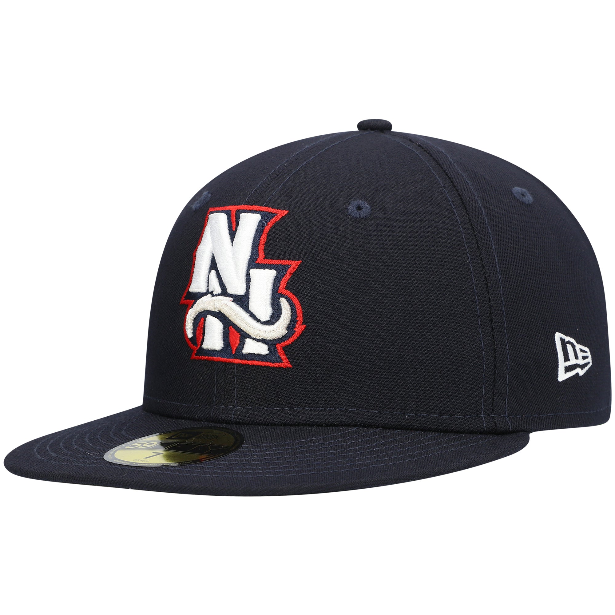 Men's New Era Navy New Hampshire Fisher Cats Authentic Collection Team Alternate 59FIFTY Fitted Hat