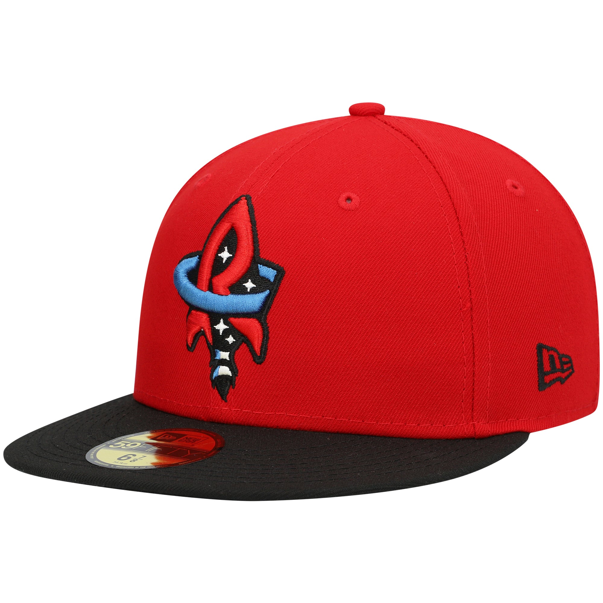Men's New Era Red Rocket City Trash Pandas Authentic Collection Team Alternate 59FIFTY Fitted Hat