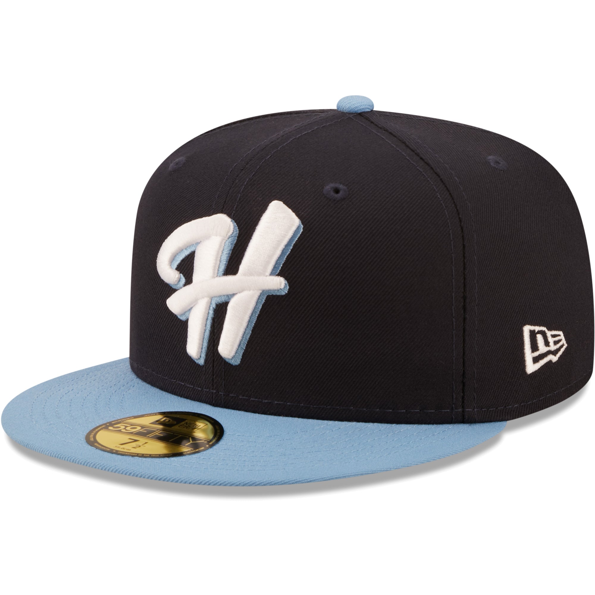 Men's New Era Navy Hillsboro Hops Authentic Collection 59FIFTY Fitted Hat