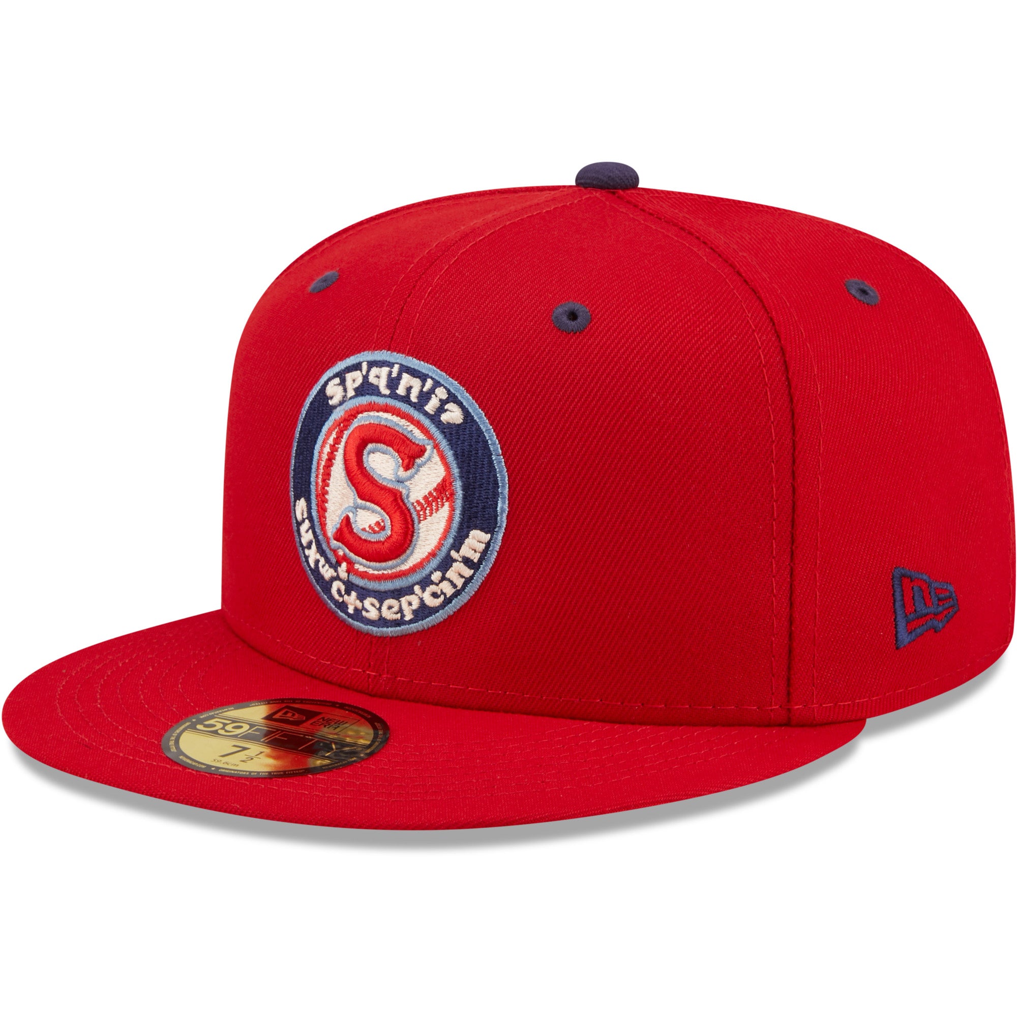 Men's New Era Red Spokane Indians Authentic Collection 59FIFTY Fitted Hat