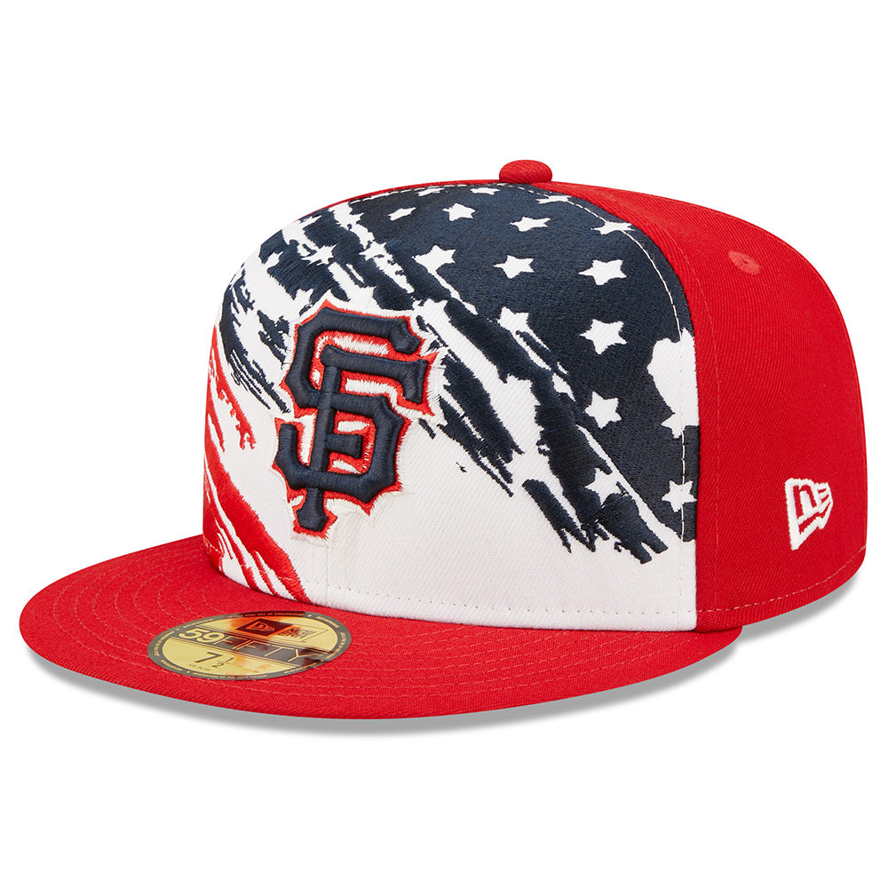 Men's New Era Red San Francisco Giants 2022 4th of July On-Field 59FIFTY Fitted Hat