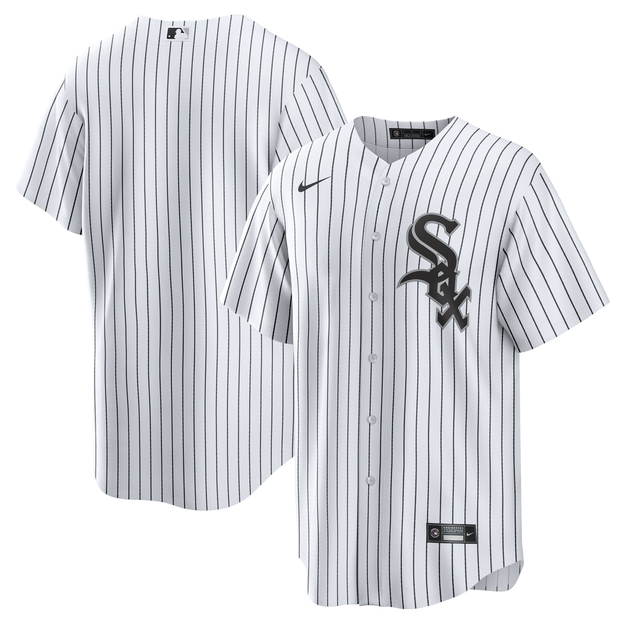 Men's Nike White Chicago White Sox Home Blank Replica Jersey