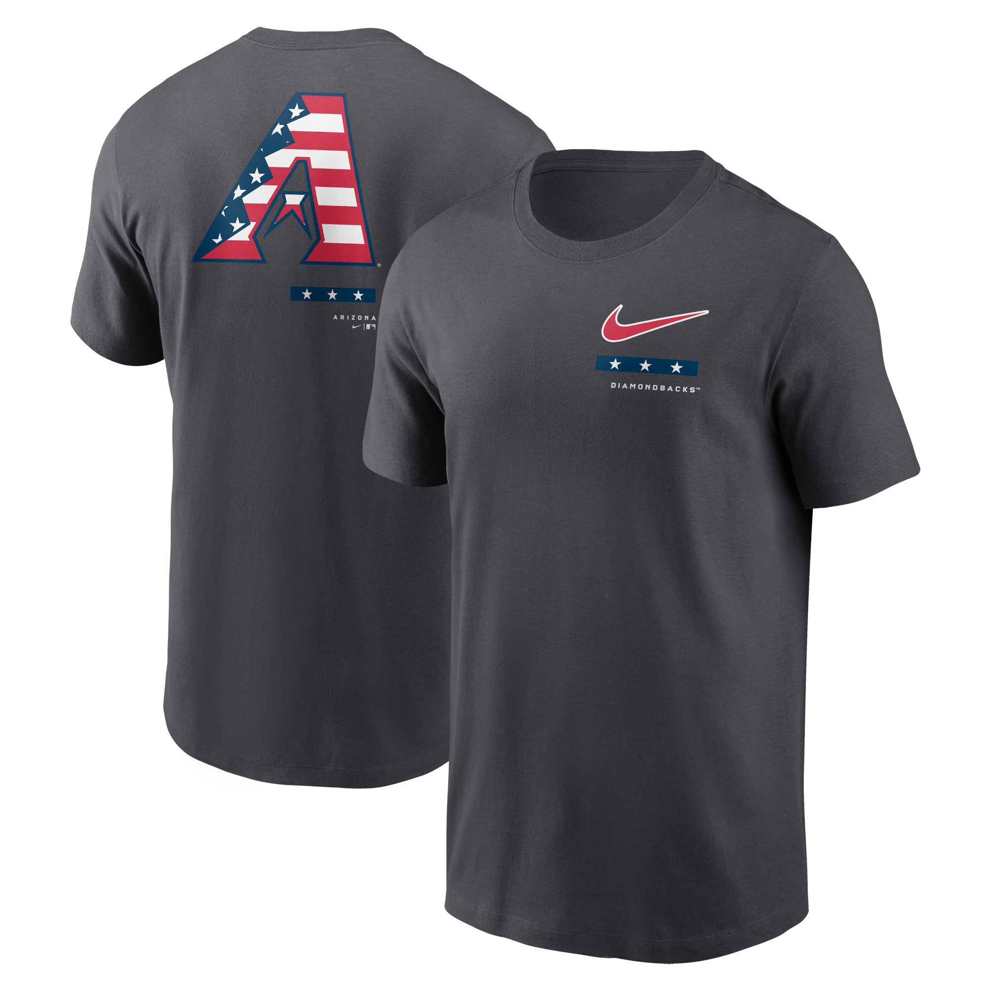 Men's Nike Anthracite Arizona Diamondbacks Americana T-Shirt