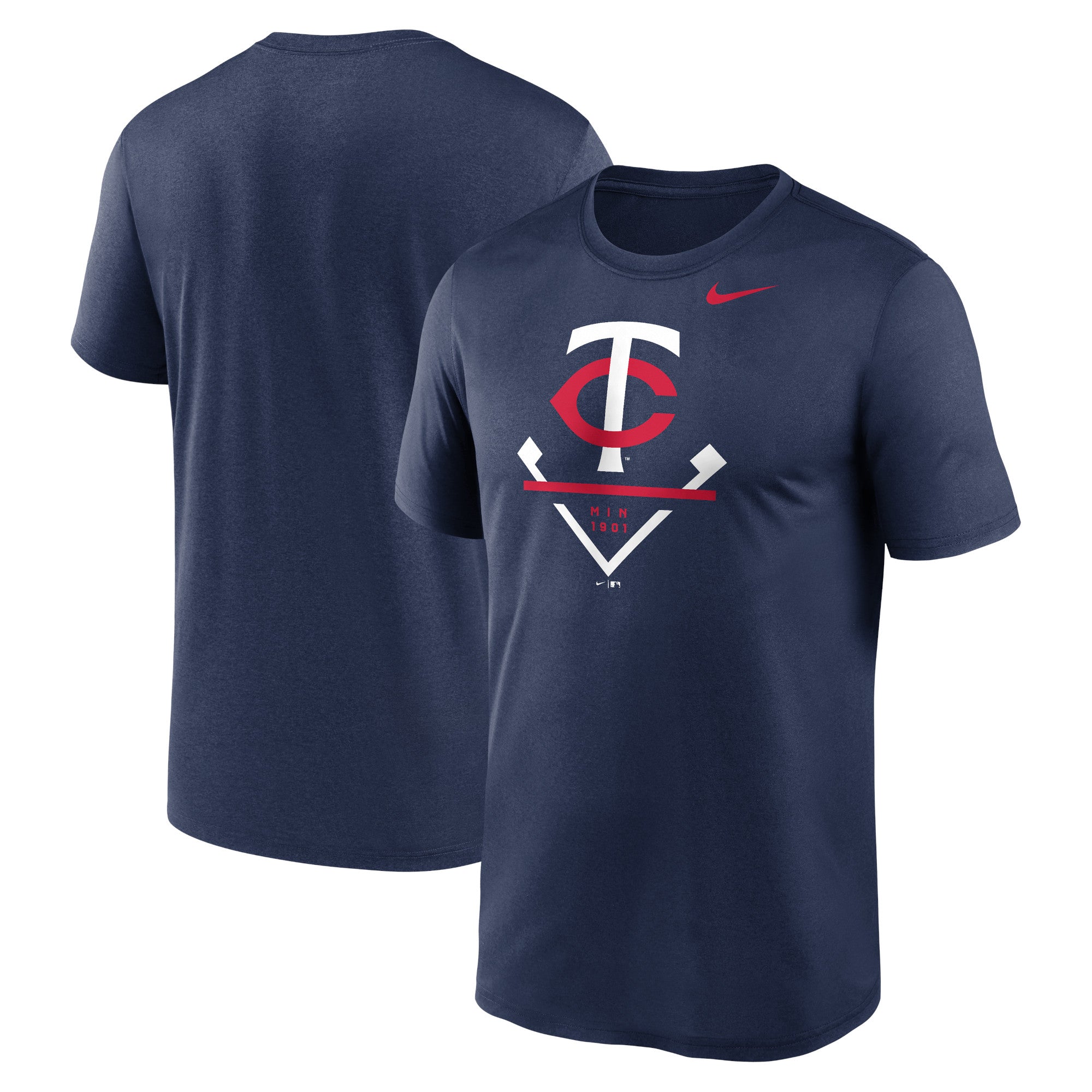 Men's Nike Navy Minnesota Twins Icon Legend Dri-FIT T-Shirt