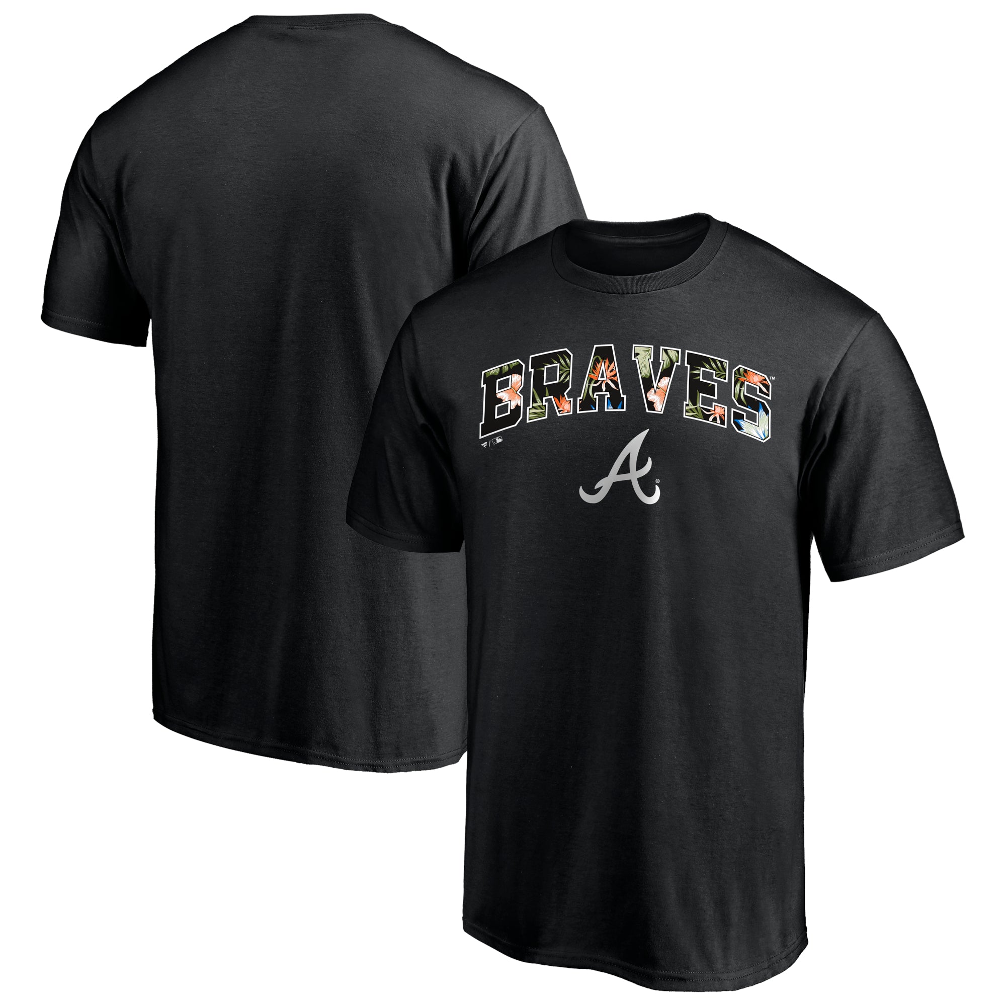 Men's Black Atlanta Braves Perennial Power T-Shirt