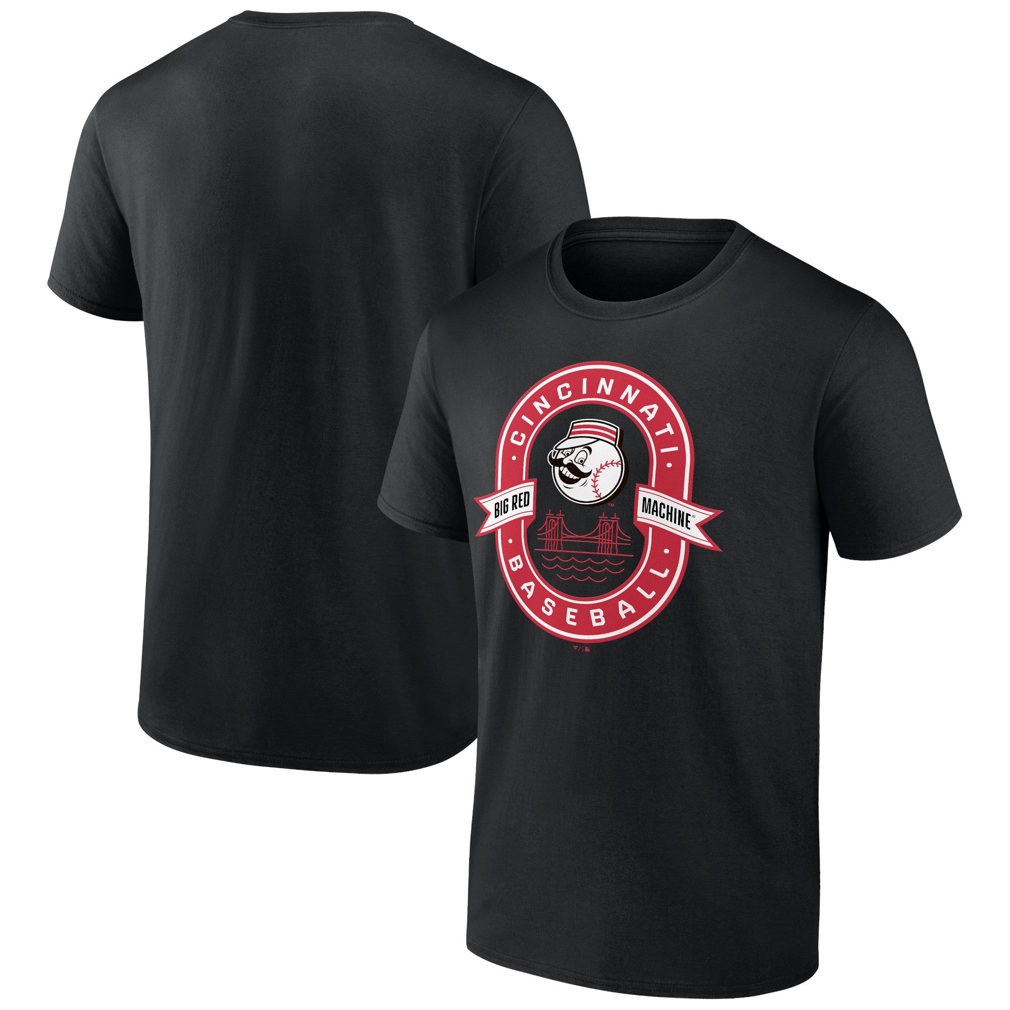 Men's Black Cincinnati Reds Glory Bound Big Red Machine T-Shirt
