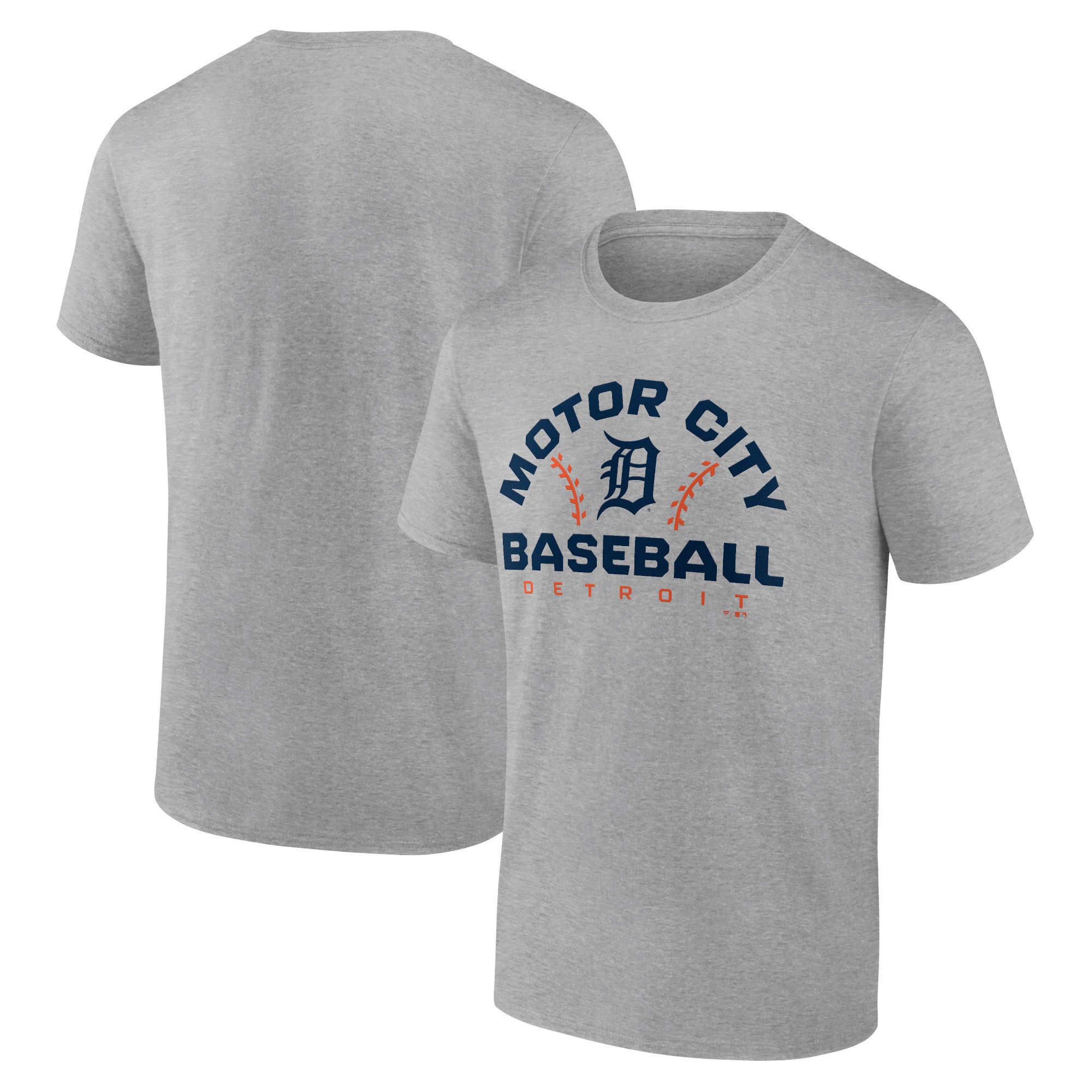 Men's Heather Gray Detroit Tigers Team Go For Two T-Shirt