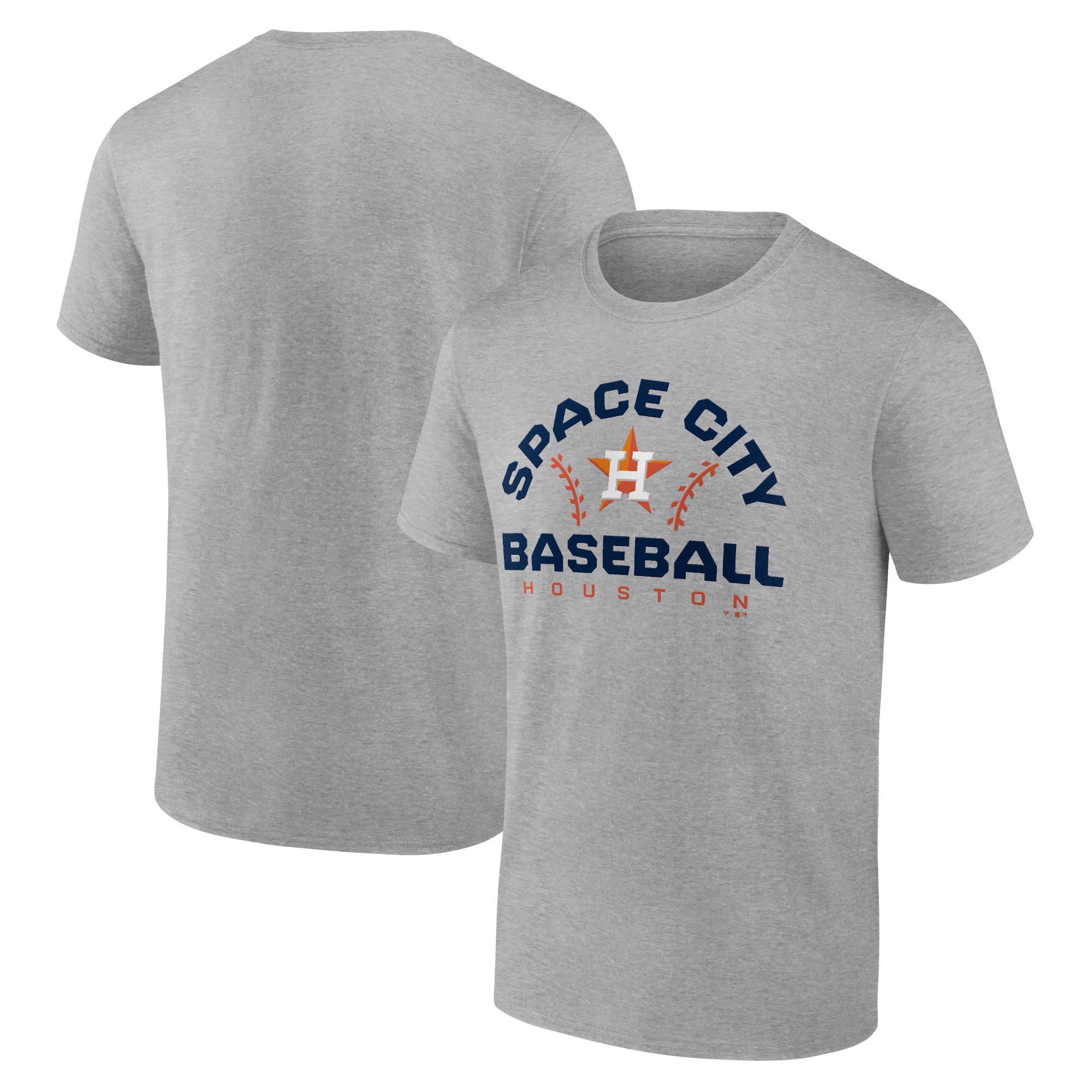 Men's Heather Gray Houston Astros Team Go For Two T-Shirt